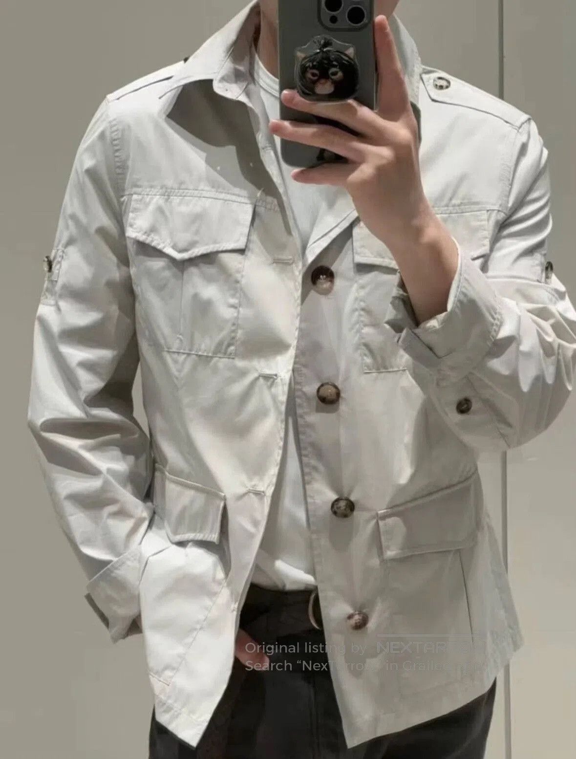 Brunello Cucinelli Brunello Cucinelli Men's Utility Jacket. Size US M / EU 48-50 / 2 - 2 Thumbnail