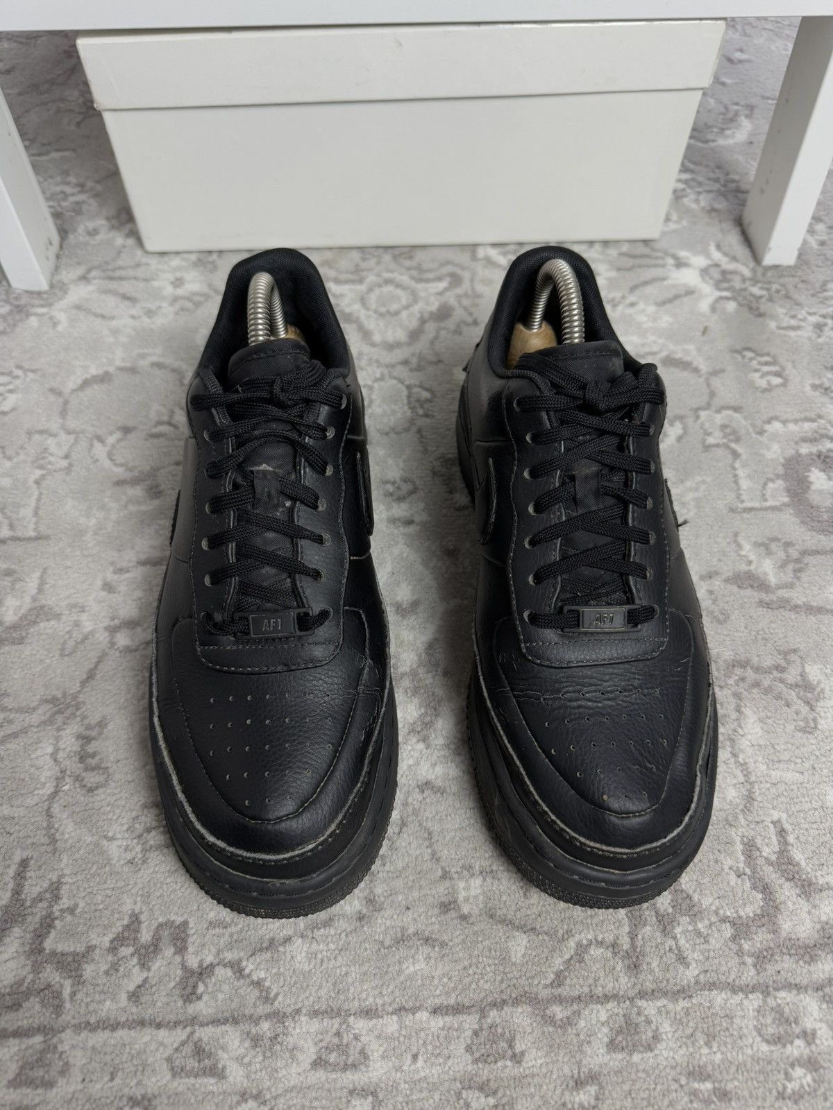 Nike × Vintage Nike air force 1 jester US9 casual streetwear black chunky Size US 9 / EU 42 - 6 Thumbnail