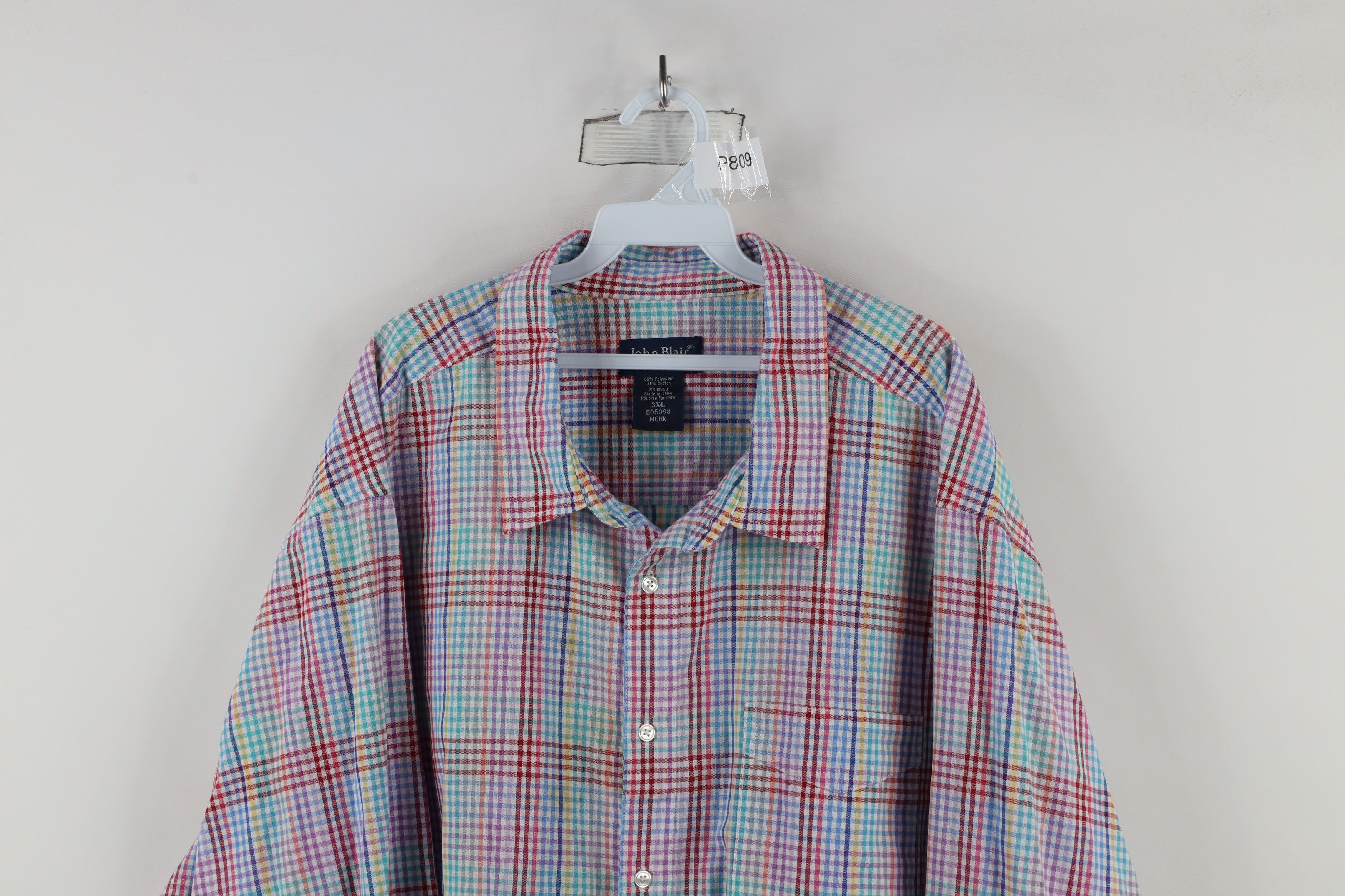 Vintage Vintage 90s Streetwear Collared Long Sleeve Button Shirt Size US XXL / EU 58 / 5 - 2 Thumbnail