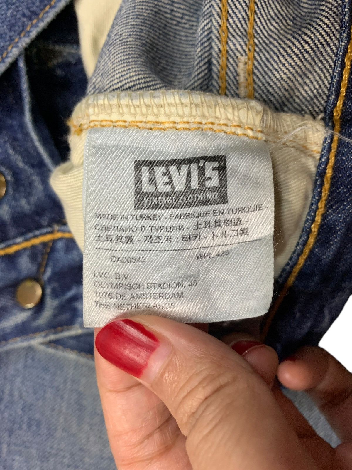 Levi's Vintage 02 Levis 501xx Big E Selvedge Mud Wash Loose Jeans Size US 33 - 11 Thumbnail