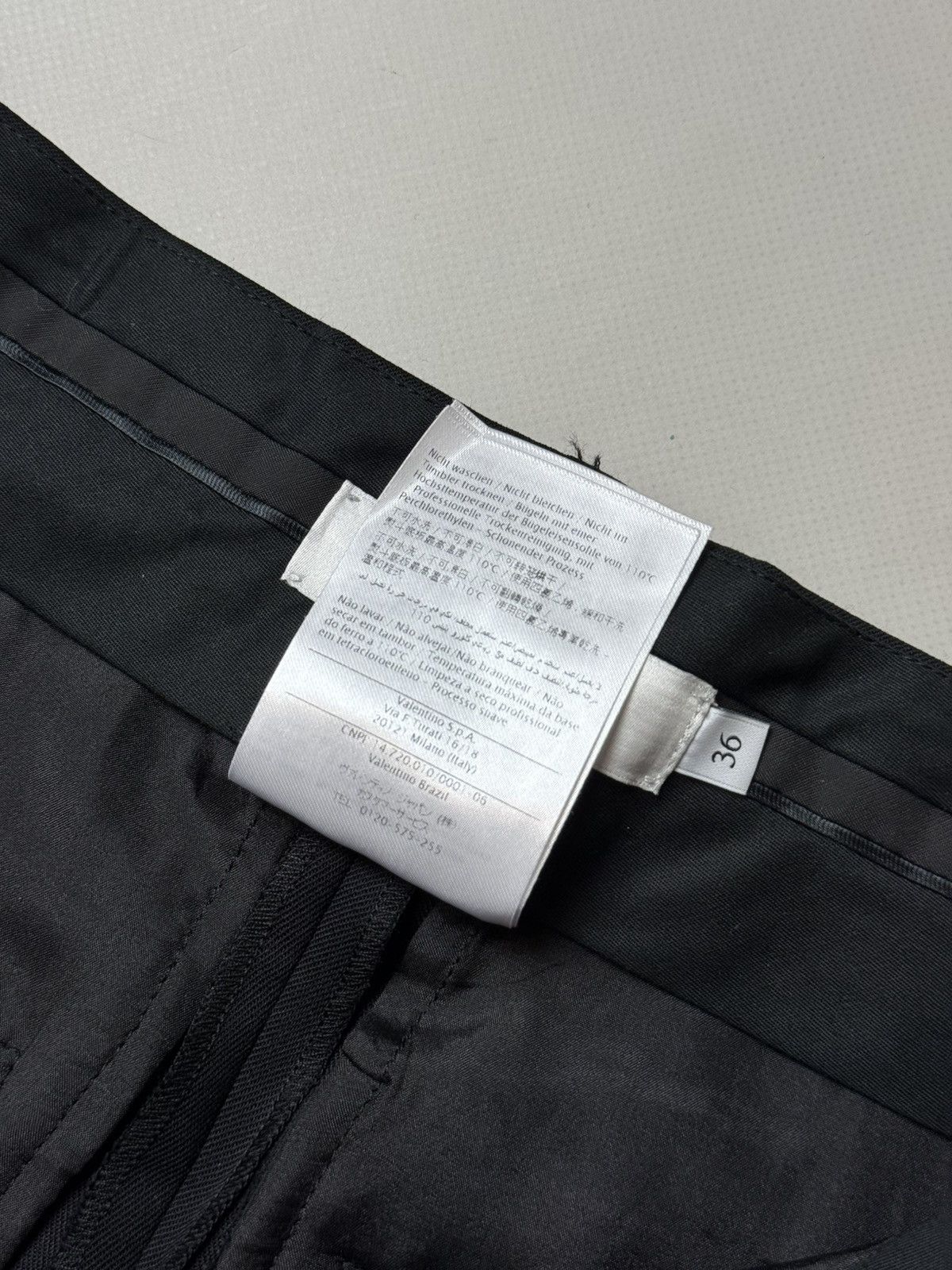 Valentino Valentino Ladies Wool Formal Dress Pants Trousers Size 36 Size 25" / US 0 / IT 36 - 13 Thumbnail
