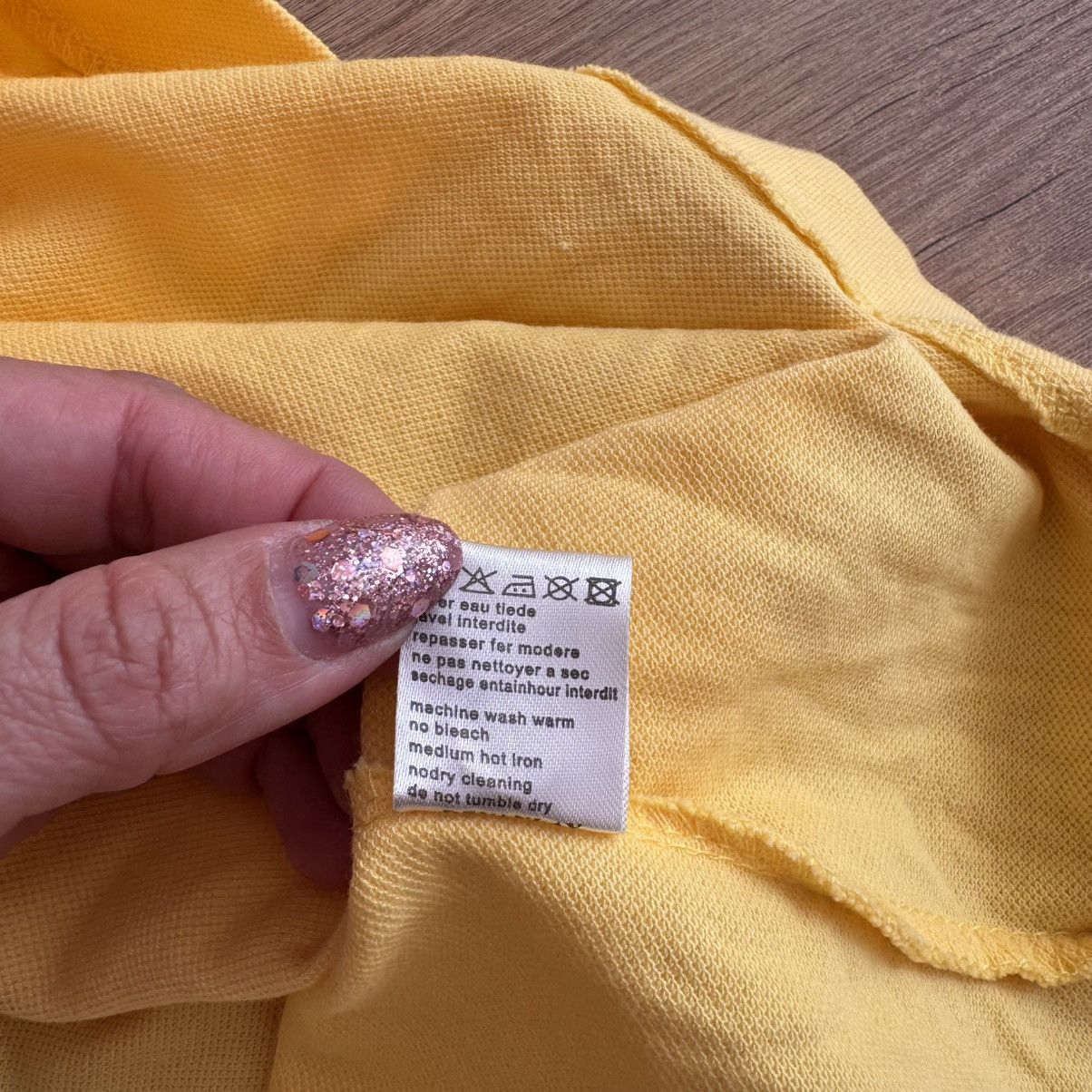 Lacoste Lacoste Classic Fit Yellow Short Sleeve Polo Shirt Size US XXL / EU 58 / 5 - 9 Thumbnail