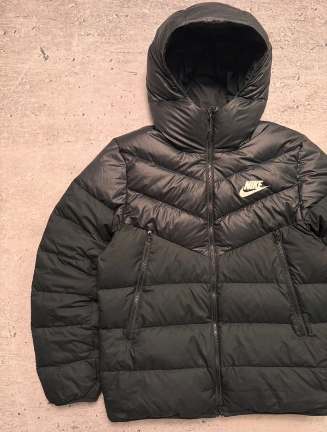 Nike × Nike ACG NIKE PUFFER DOWN BASIC LOGO OVERSIZE NYLON JACKET Size US L / EU 52-54 / 3 - 2 Thumbnail