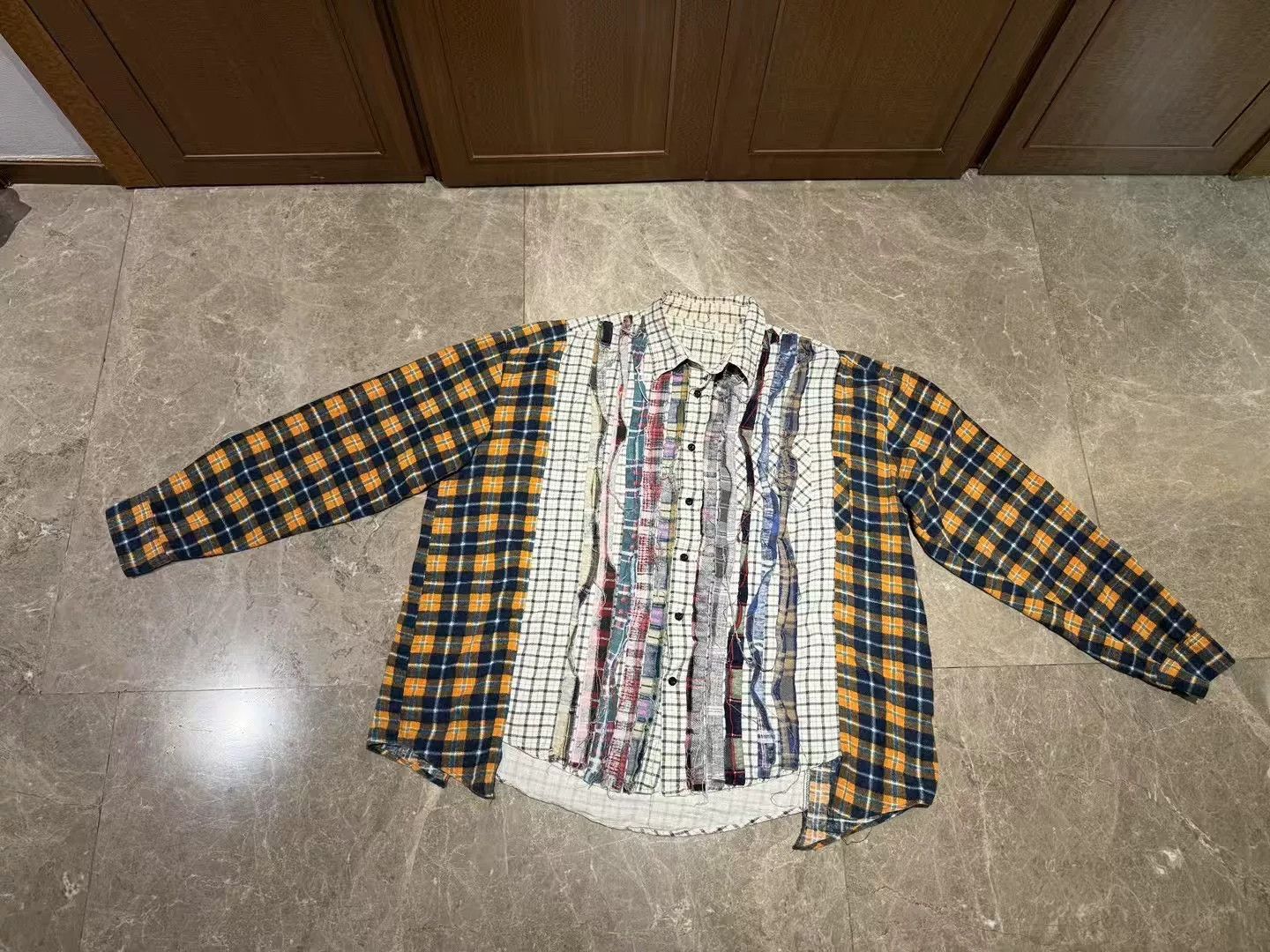 Needles Needles Patchwork Plaid Shirt Men Size US M / EU 48-50 / 2 - 1 Thumbnail