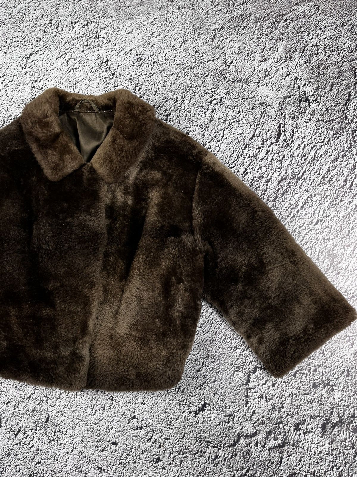 Vintage Vintage Y2K real Fur cropped coat jacket AvantGarde 0Os Size S / US 4 / IT 40 - 3 Thumbnail