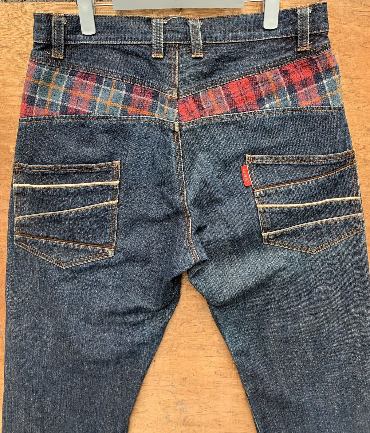 Japanese Brand 🔥🔥 elem Men Blue Denim Jeans Size US 33 - 11 Thumbnail