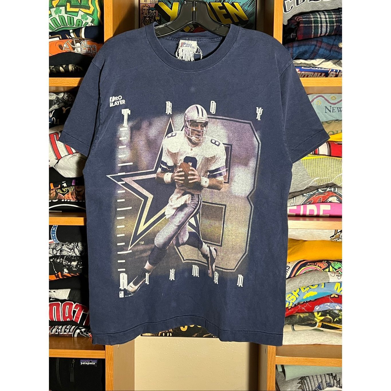 Pro Player Vintage 90s NFL Dallas Cowboys Troy Aiken Tee Size US M / EU 48-50 / 2 - 1 Thumbnail