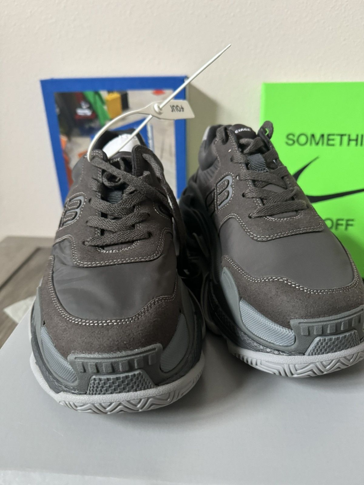 Balenciaga Balenciaga BB Nylon Triple S Sneakers Size US 6 / EU 39 - 4 Thumbnail