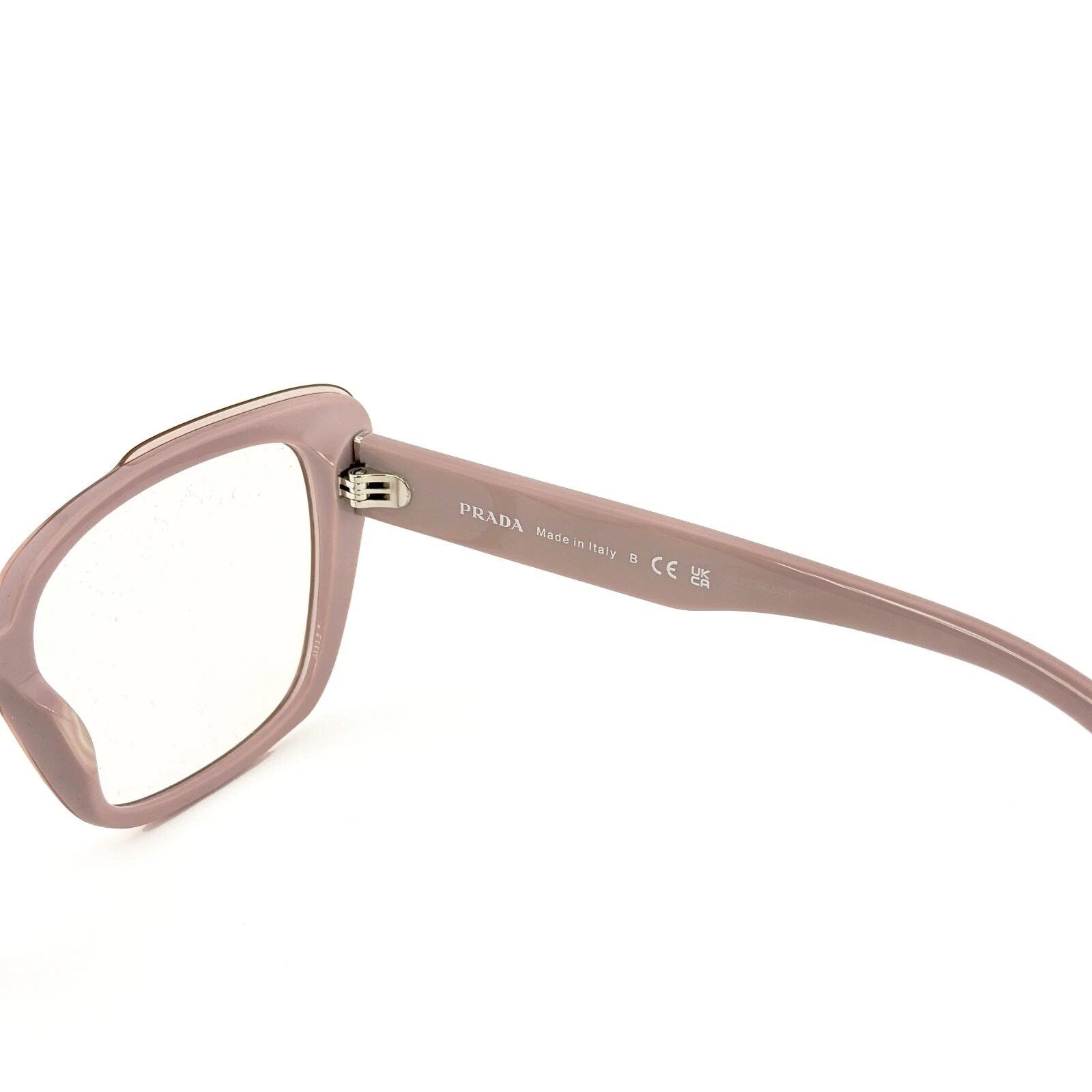 Prada PRADA 01Y MILLENNIALS PR01YV Nude Pink Logo Eyeglasses 01YV Size ONE SIZE - 7 Thumbnail