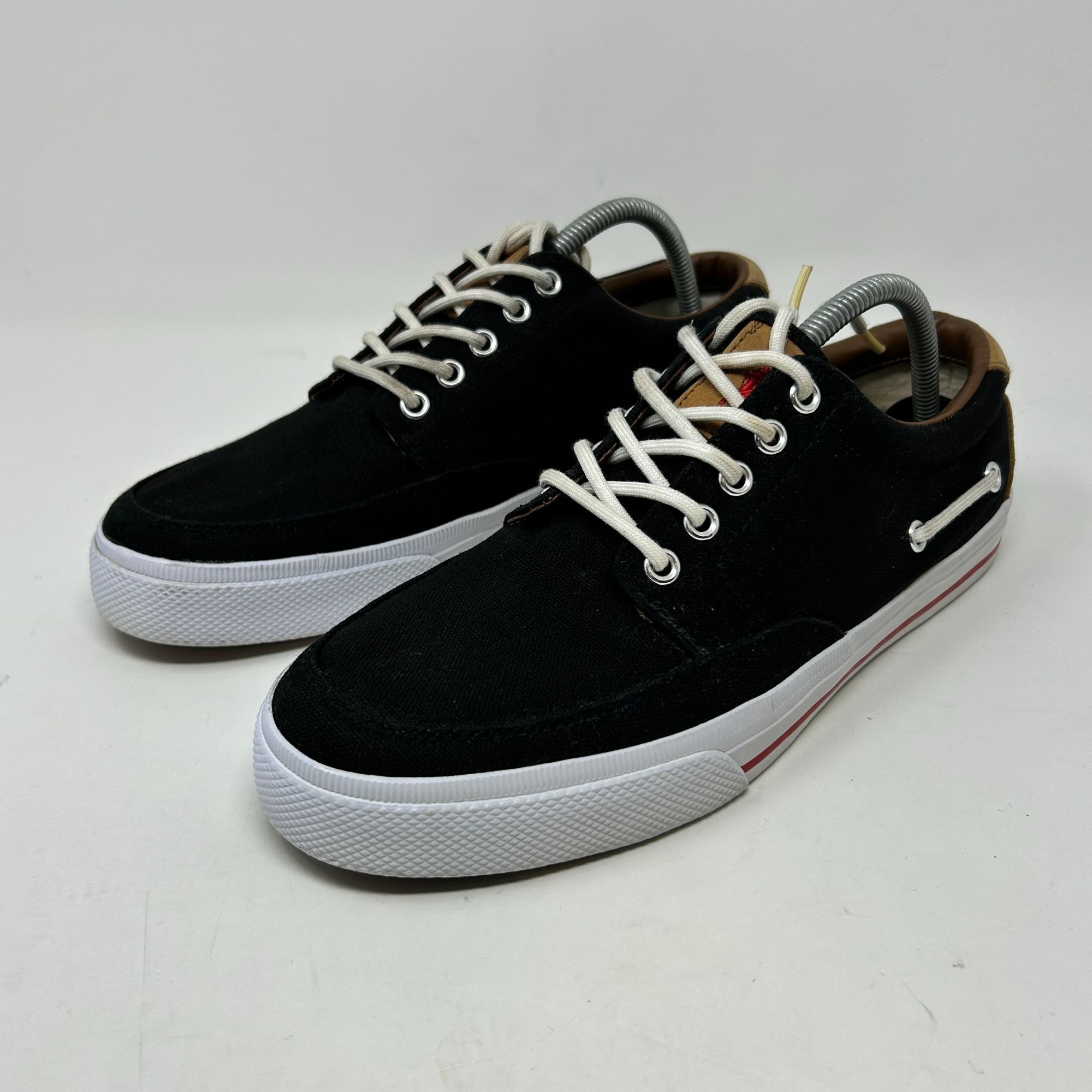 Polo Ralph Lauren Polo Ralph Lauren Vance Side Lace Black Canvas/Leather Size US 9 / EU 42 - 6 Thumbnail