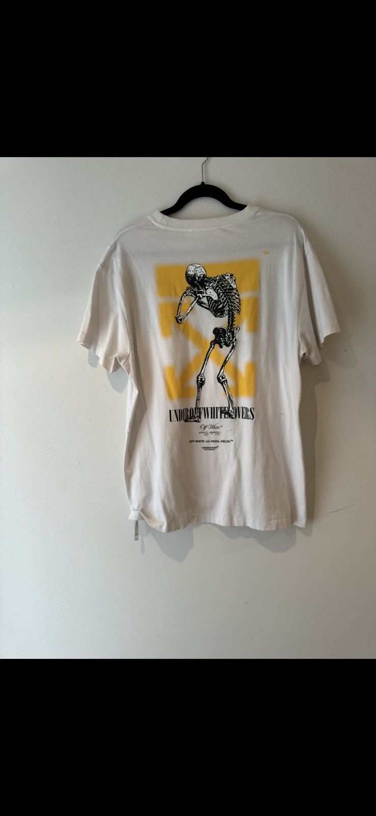 Off-White × Undercover OFF-WHITE Undercover Skeleton Dart T-shirt