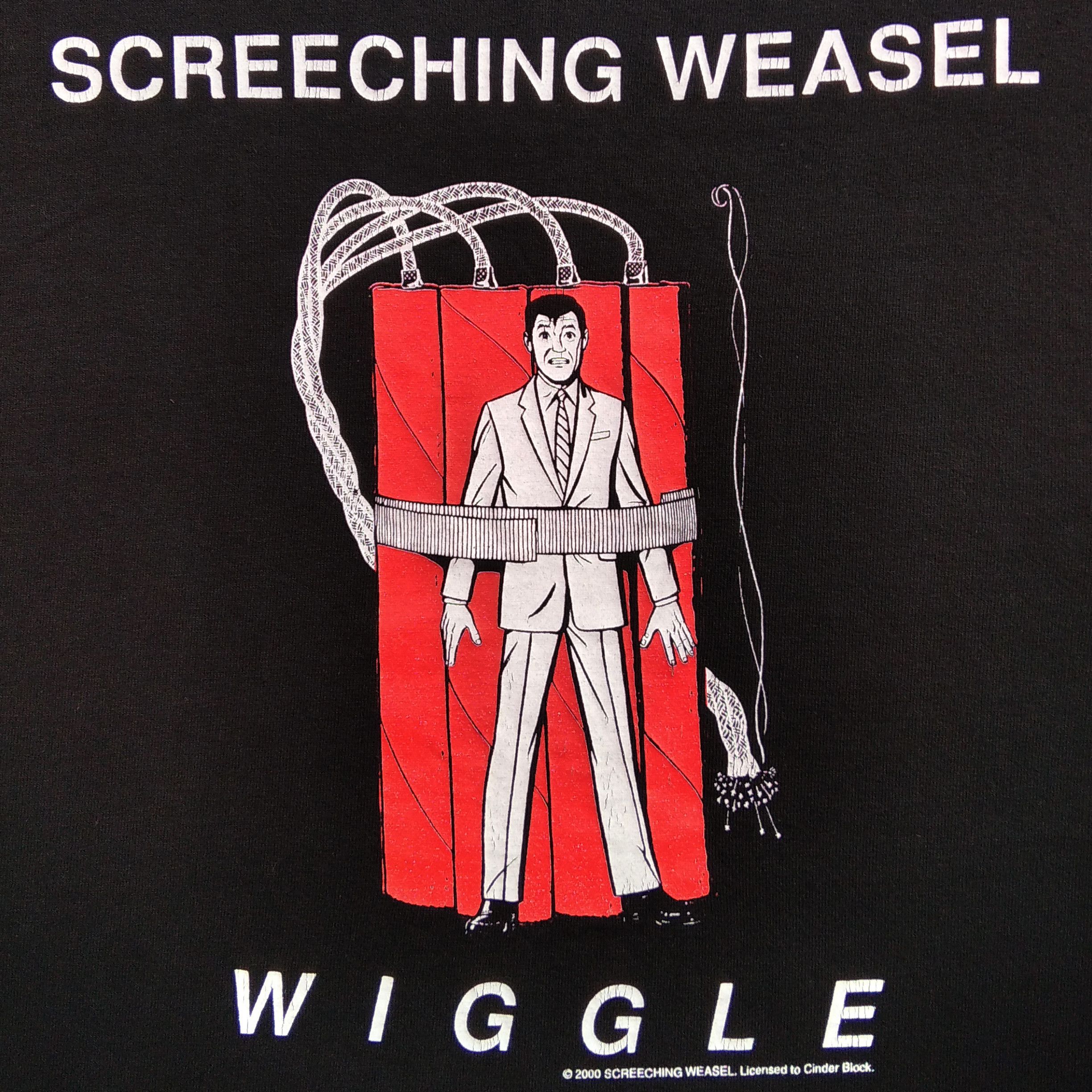 Band Tees Vintage Early 00's SCREECHING WEASEL "Wiggle" T-Shirt Size US M / EU 48-50 / 2 - 2 Thumbnail