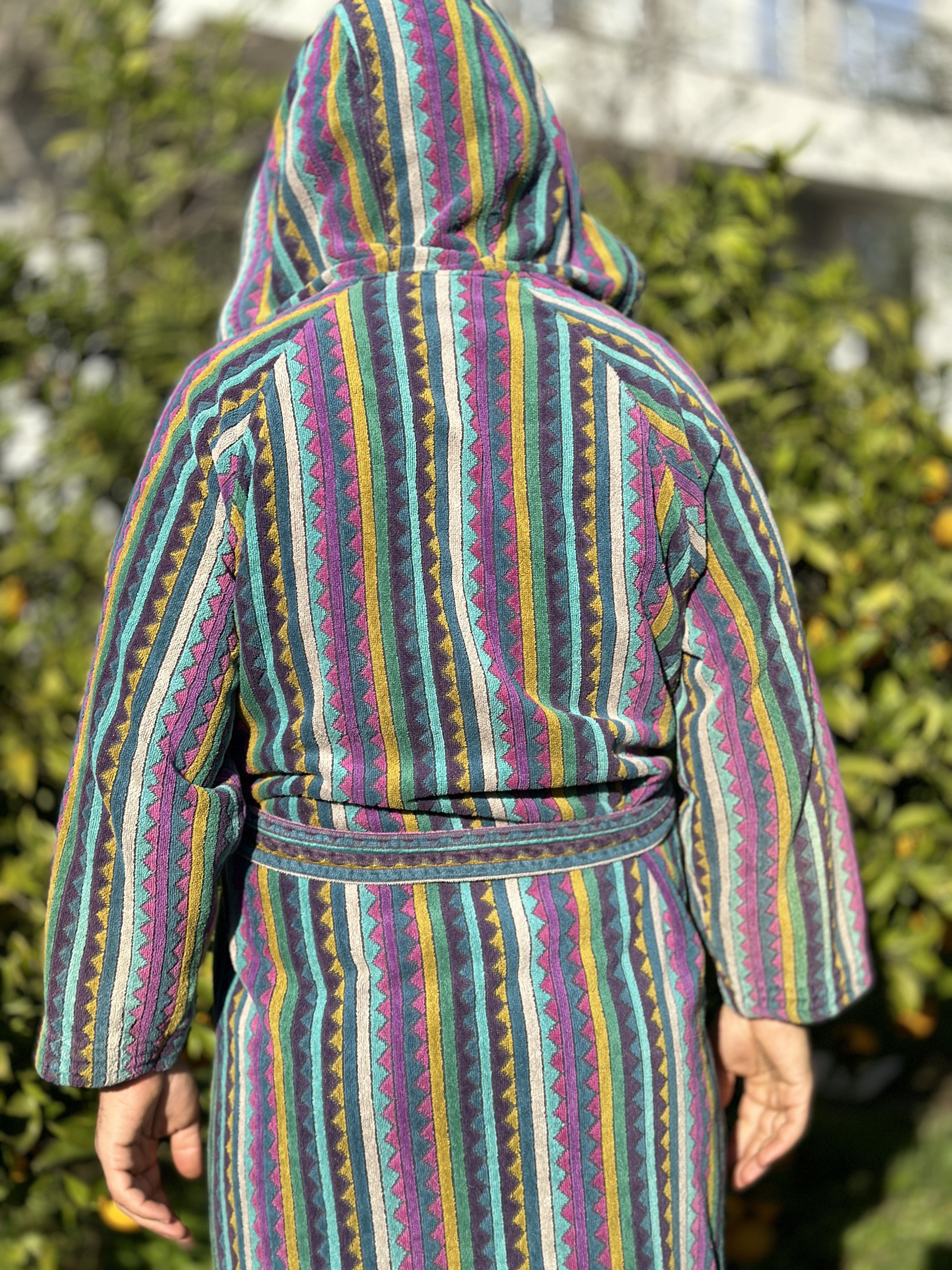 Missoni Missoni Hooded Belted Knit Robe Unisex Bathrobe Size S Size ONE SIZE - 9 Thumbnail
