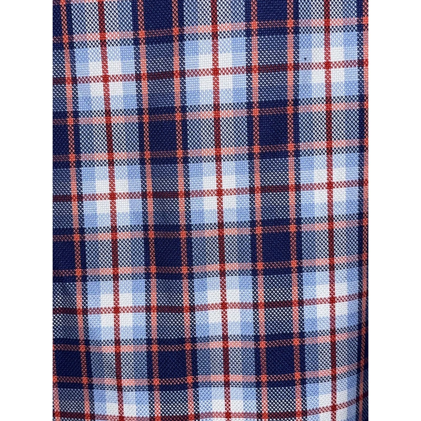 David Donahue David Donahue Toast Brushed Plaid Shirt Mens M MSRP $165 Size US M / EU 48-50 / 2 - 7 Thumbnail