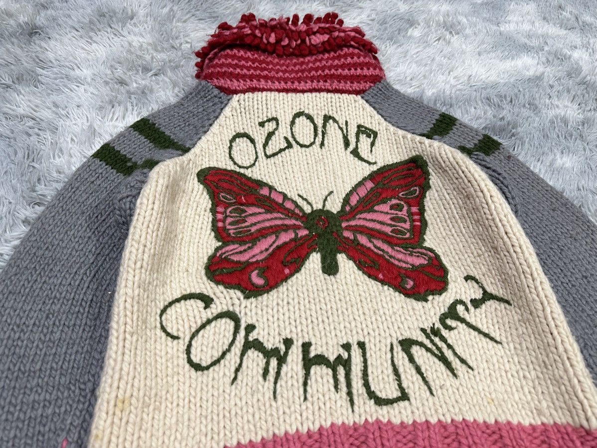 Hysteric Glamour 🔥Vintage Ozone Community Butterfly Cowichan Zip Up Sweater Size US S / EU 44-46 / 1 - 2 Thumbnail