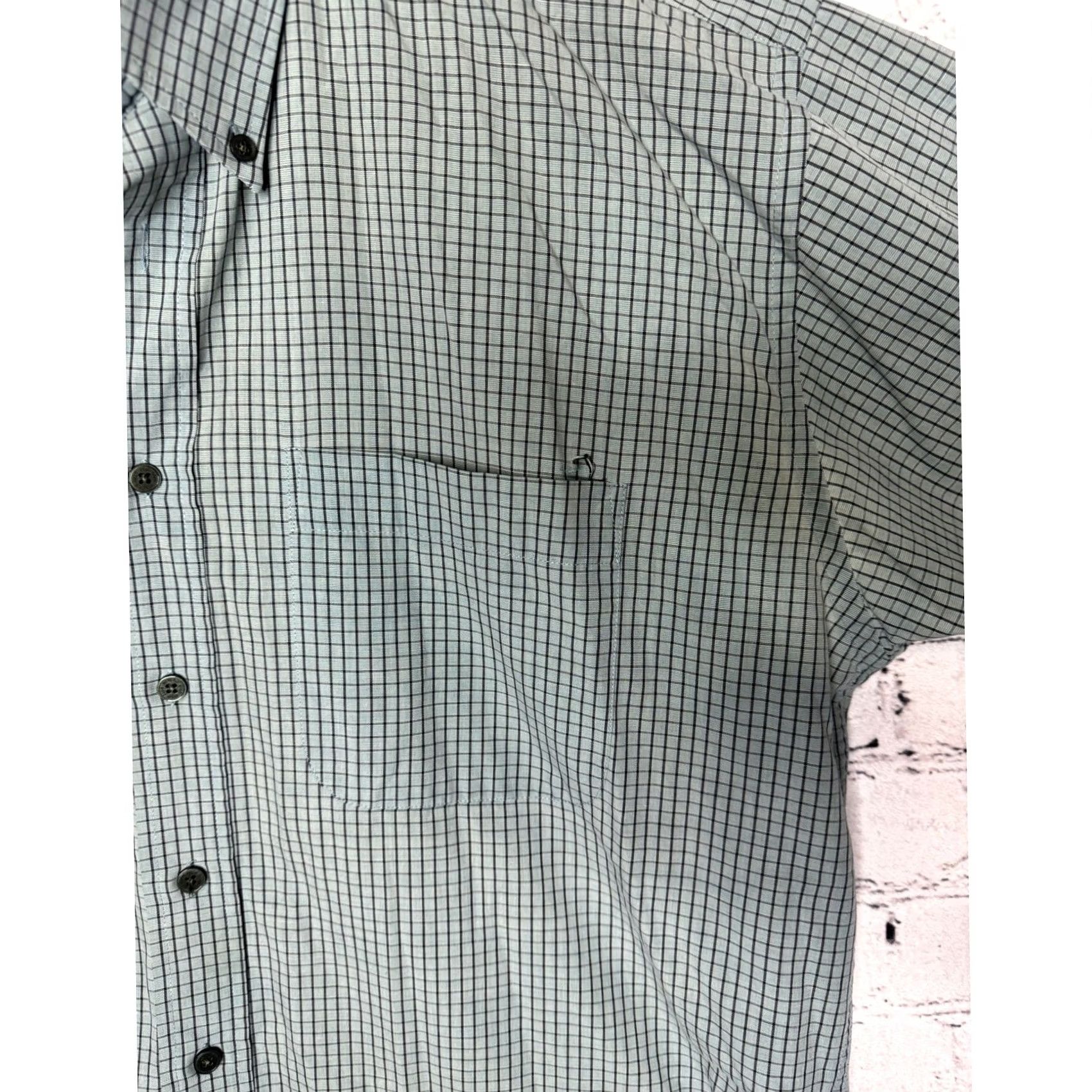 Beverly Hills Polo Club Beverly Hills Polo Club Men's Short Sleeve Plaid Button-Down Shirt Large Size US L / EU 52-54 / 3 - 2 Thumbnail