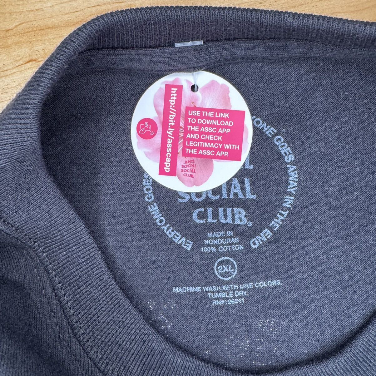 Anti Social Social Club DS Anti social social club Three Evils Black Tee XXL Size US XXL / EU 58 / 5 - 6 Thumbnail