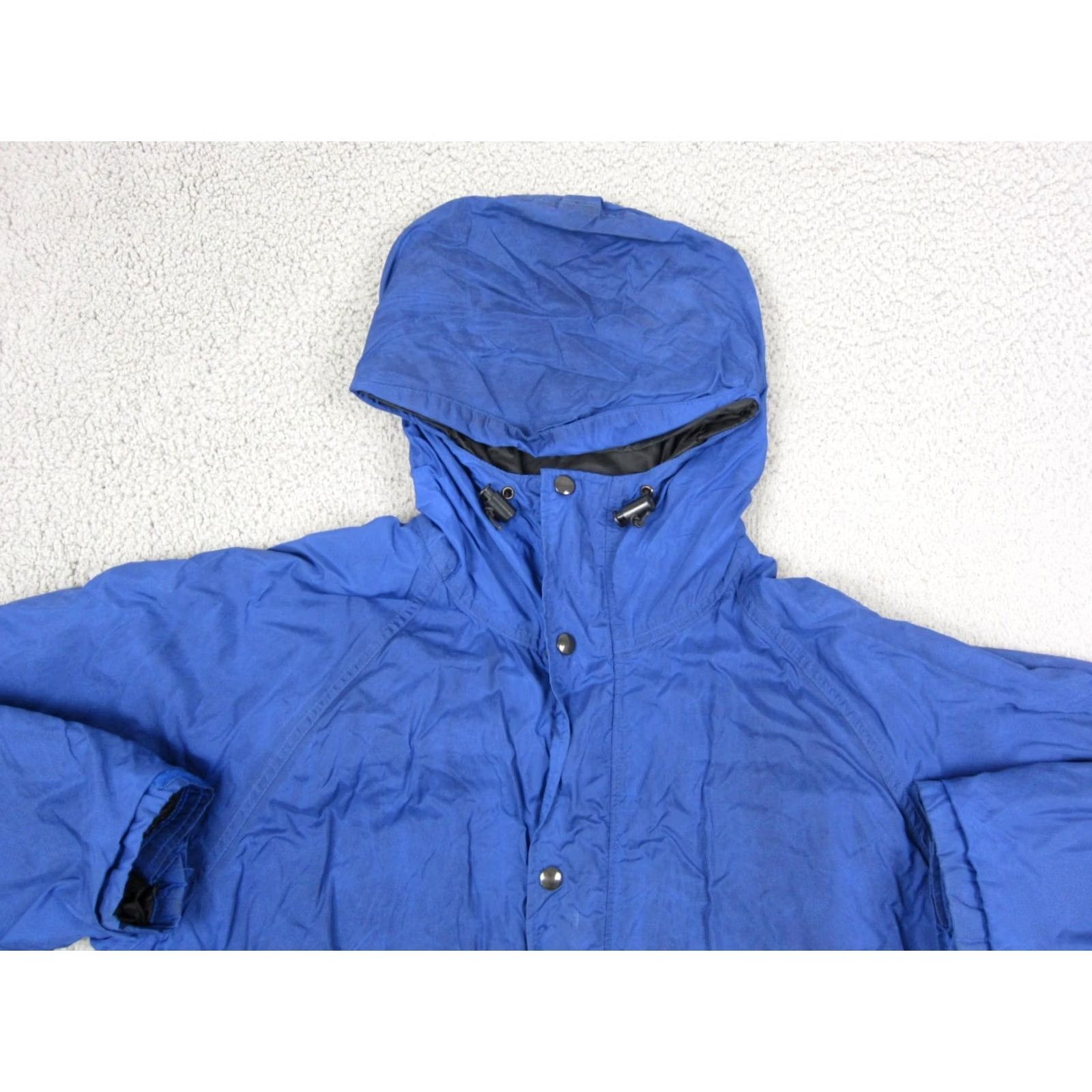 The North Face VINTAGE The North Face Jacket Men XL Blue Gore Tex Windy Water Resistant Insulated Quilted Nylon Softshell Logo Pattern Solid Mid-Length Asus? Size US XL / EU 56 / 4 - 2 Thumbnail
