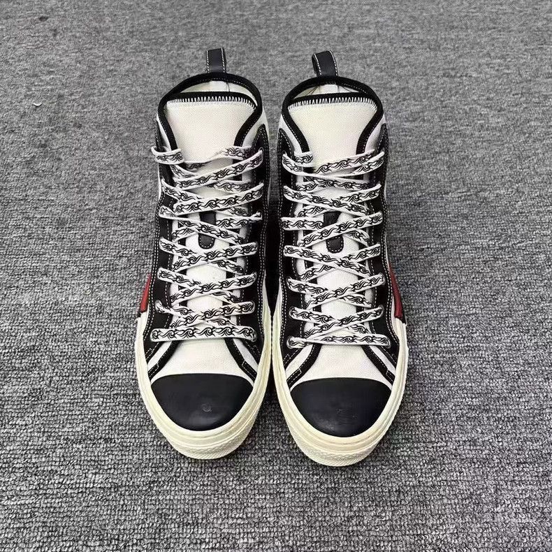Dior Dior Black and White HighTop Sneakers-2506 Size US 10 / EU 43 - 2 Thumbnail