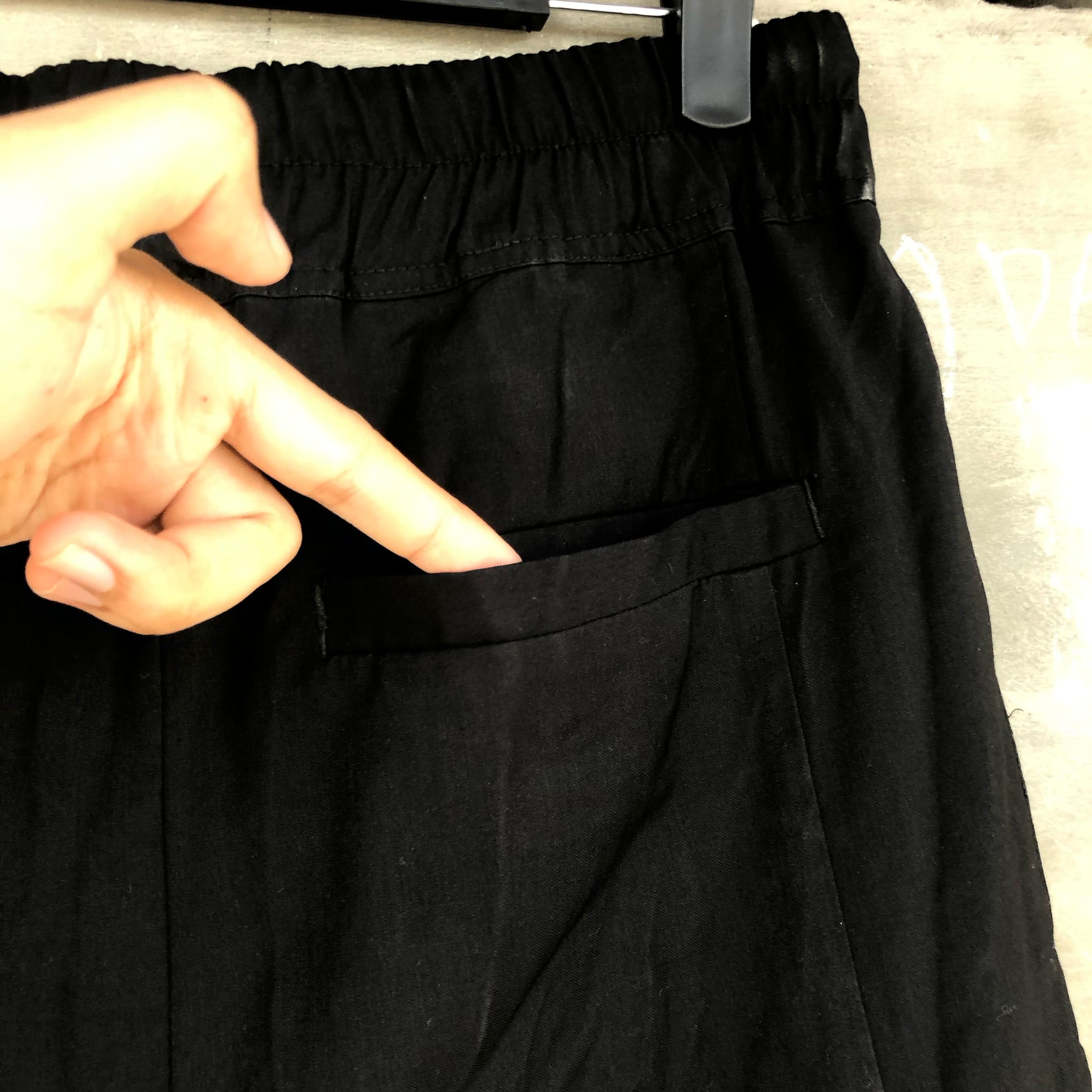 Issey Miyake × JOE CHIA × Yohji Yamamoto Joe Chia Unfinished Hakama Pants Size US 30 / EU 46 - 4 Thumbnail