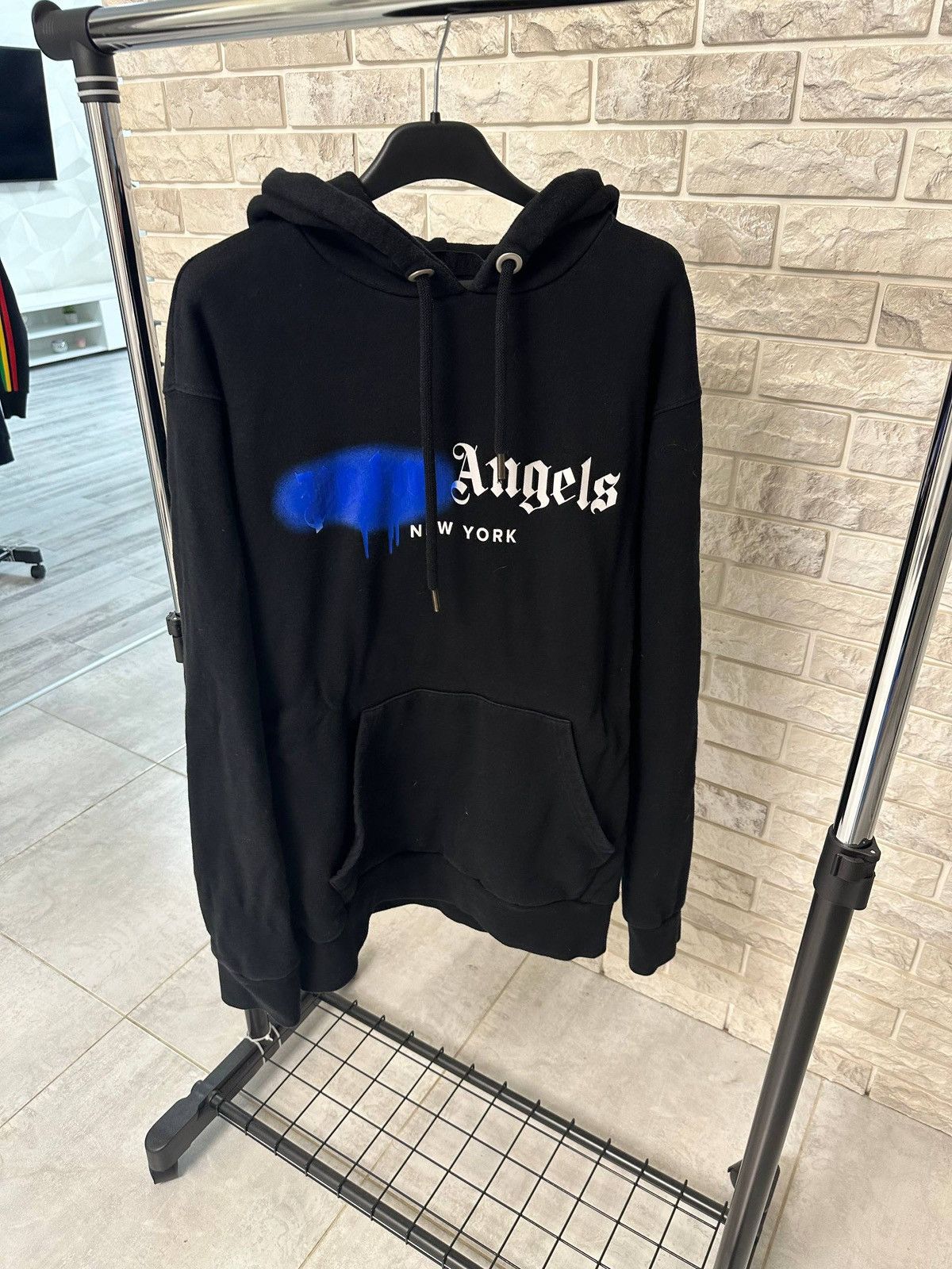 Palm Angels Palm Angels Sprayed Hoodie Size US XS / EU 42 / 0 - 2 Thumbnail