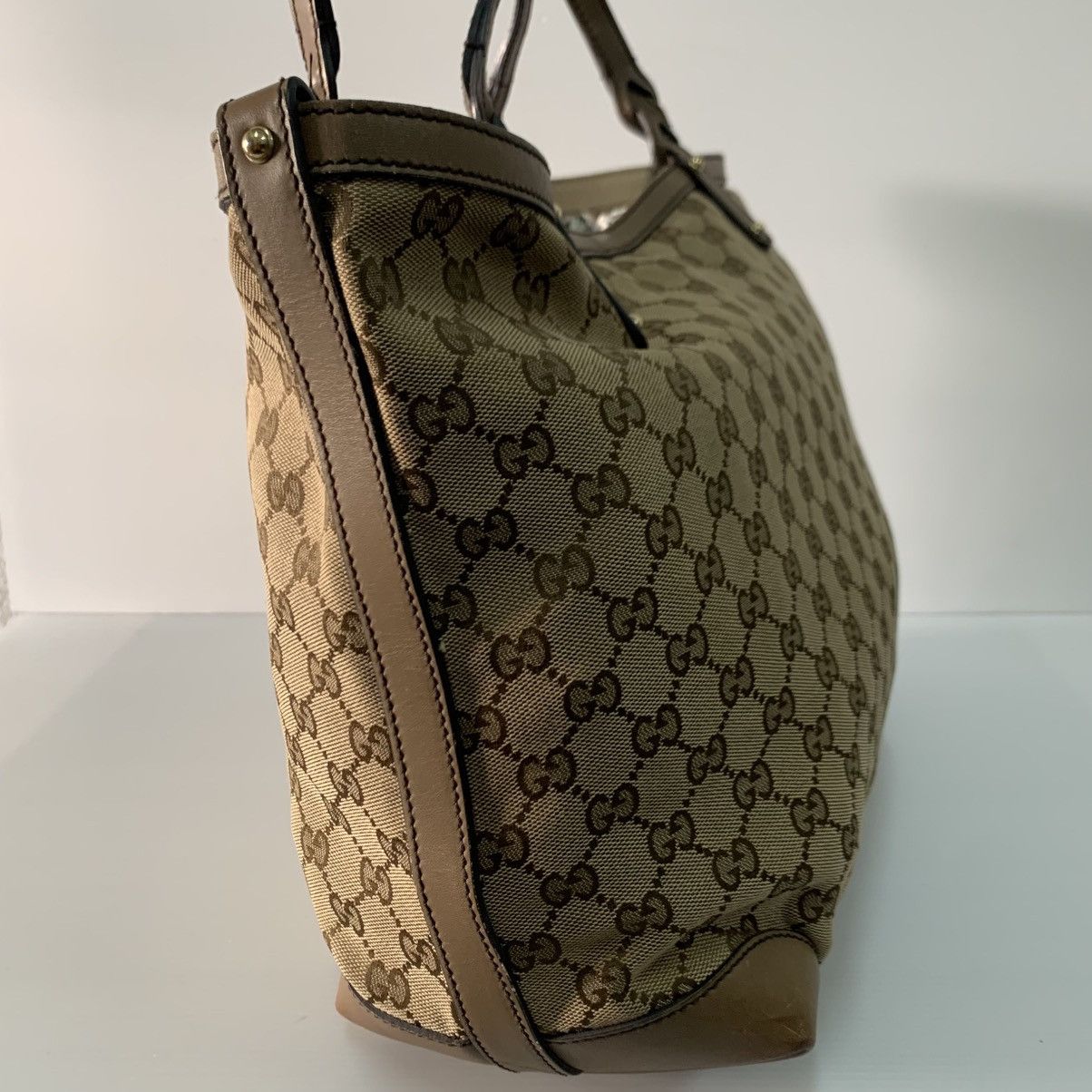 Gucci Gucci Canvas Large Tote Bag Size ONE SIZE - 4 Thumbnail