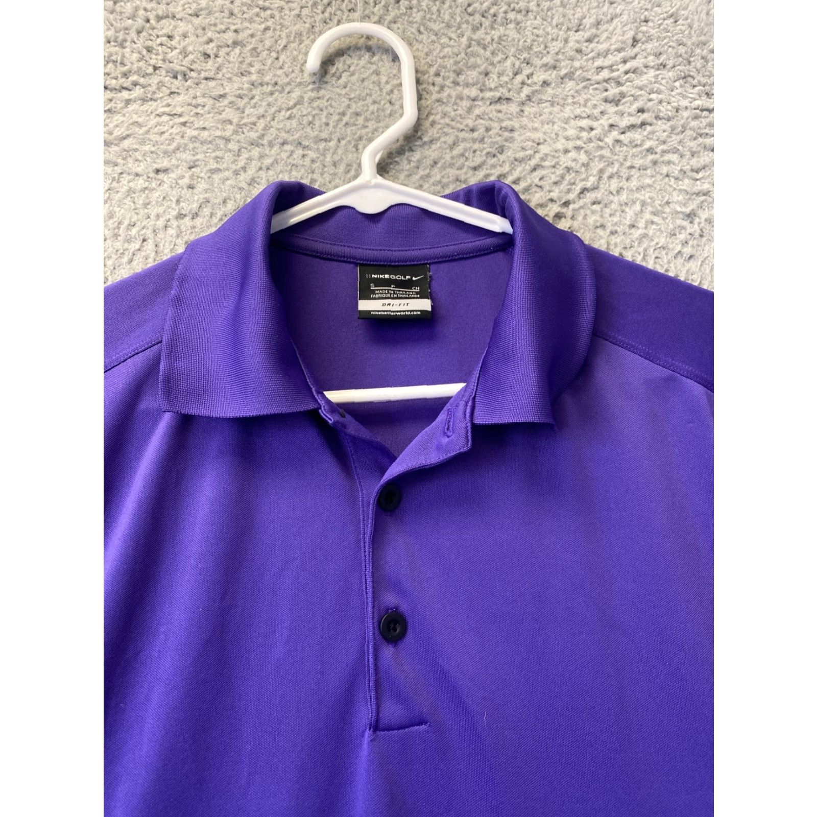 Nike Nike Golf Polo Shirt Men S Purple Dry Fit Poly 55-42 Regular Polyester Golf Nike Shirt POLO S Purple Dry Fit Poly 55-42 Size US S / EU 44-46 / 1 - 3 Thumbnail