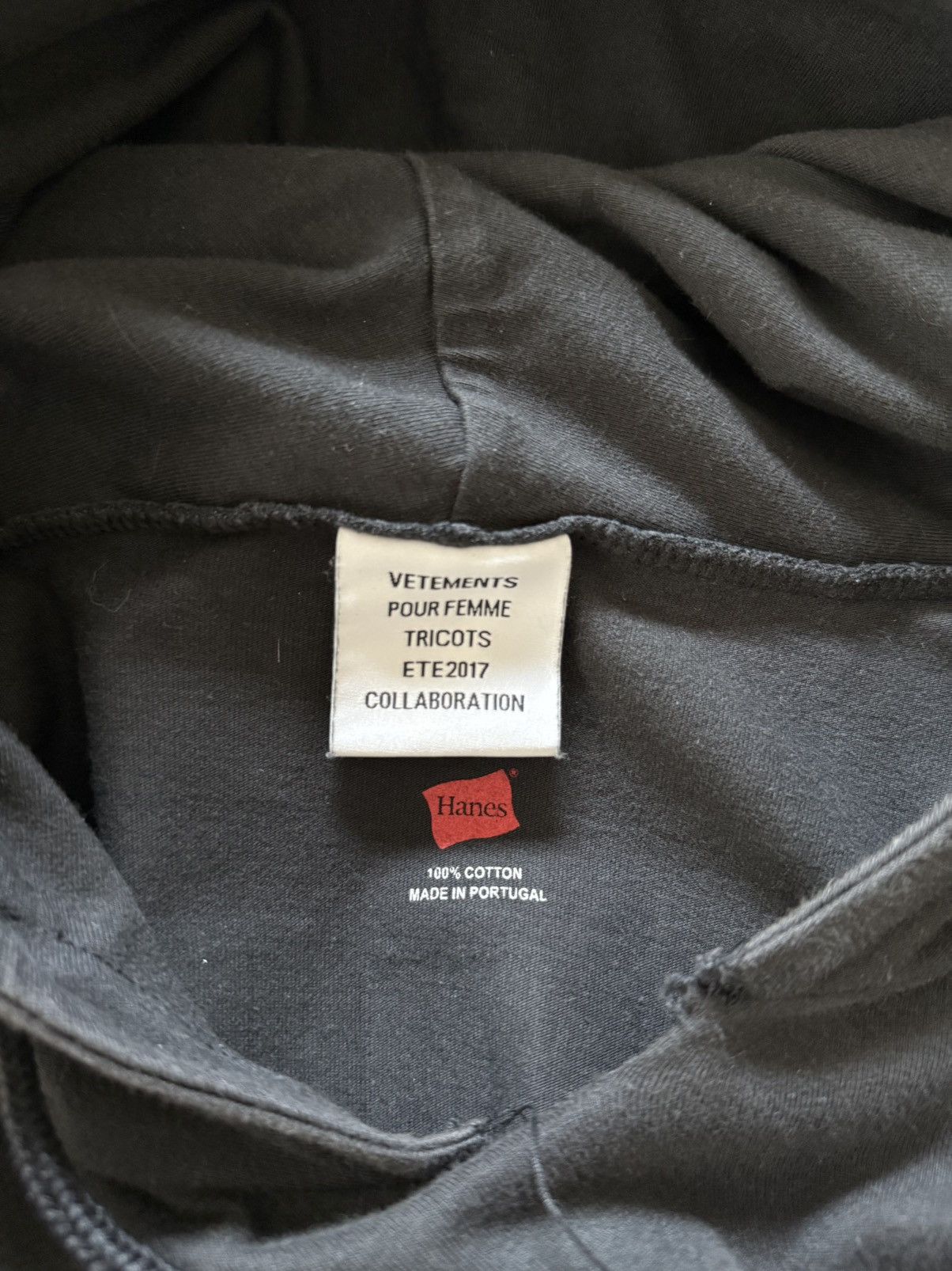 Hanes × Vetements Vetements Hanes SS17 Staff Tour Hoodie Size US L / EU 52-54 / 3 - 3 Thumbnail
