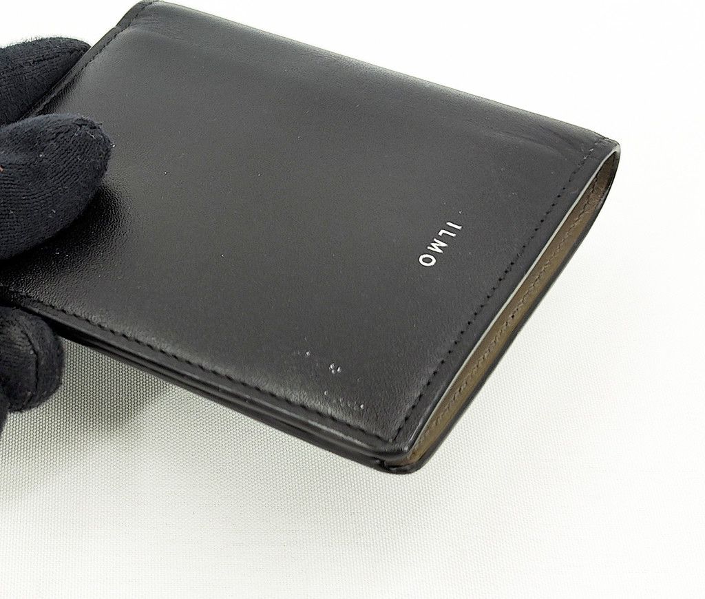 Leather ILMO full leather bi-fold two tone wallet Size ONE SIZE - 7 Thumbnail