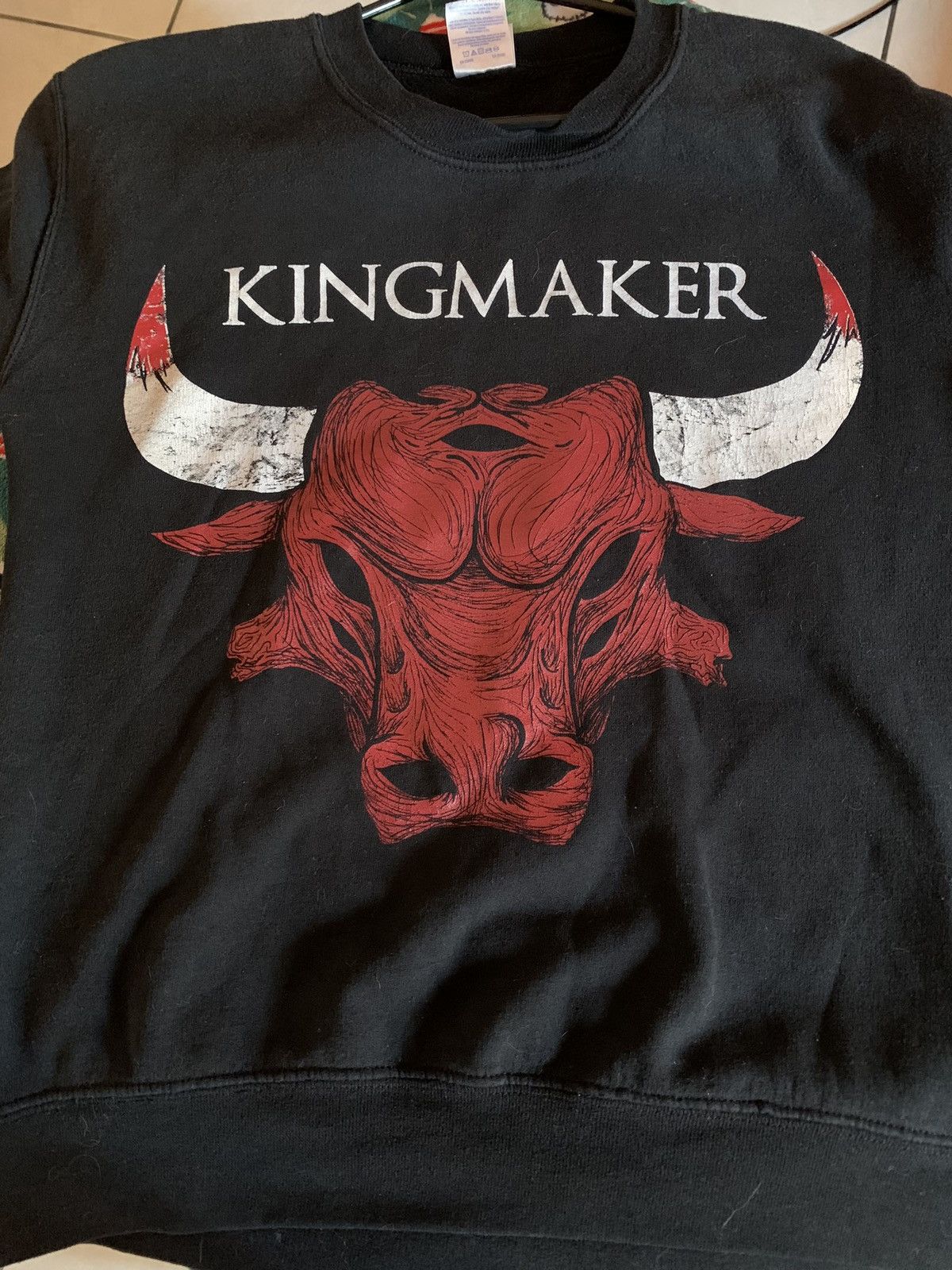 Band Tees Kingmaker black crewneck Size US S / EU 44-46 / 1 - 1 Thumbnail