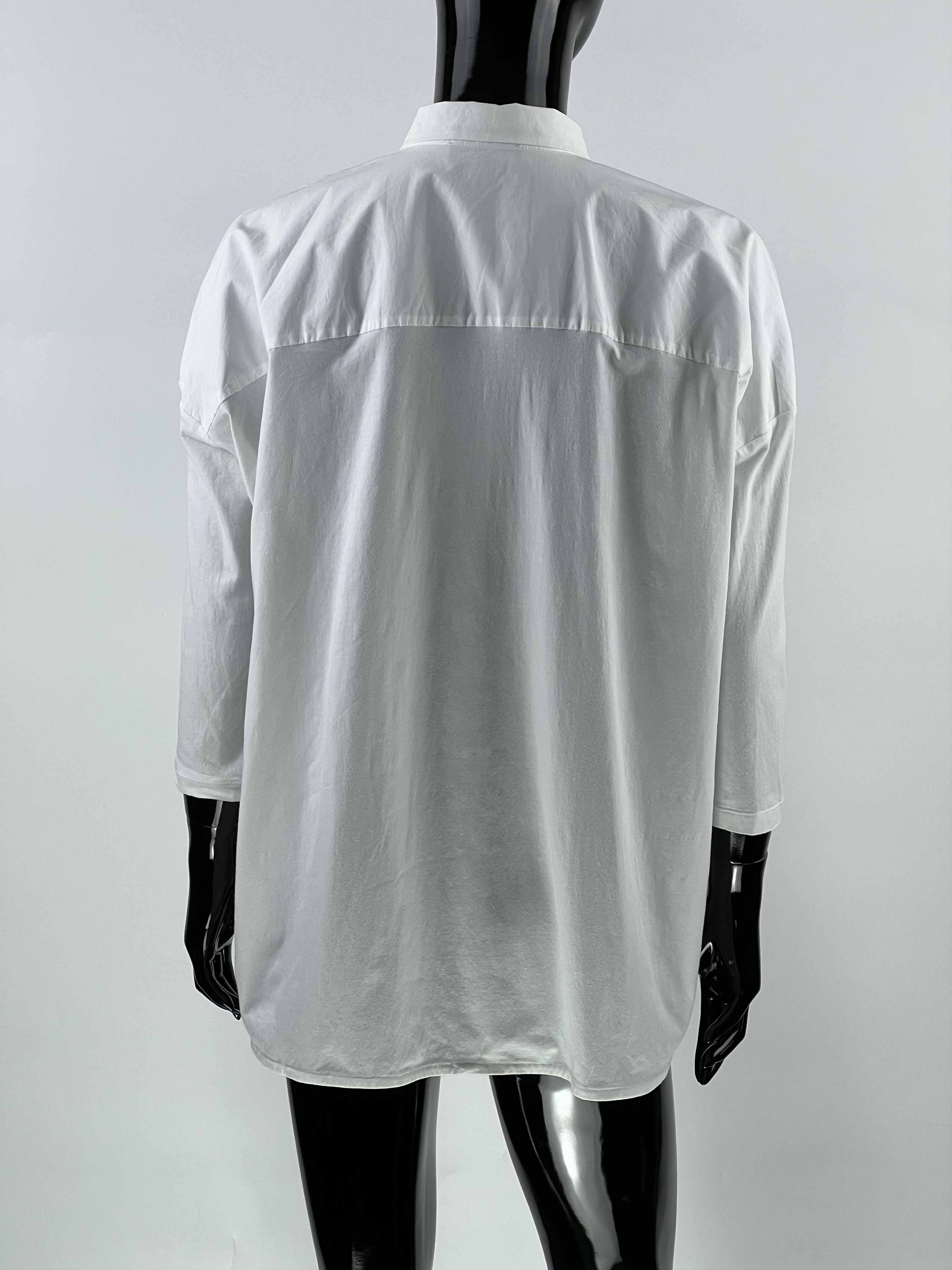 Other Antonelli Firenze White Button Up Shirt Blouse Size US 12 Size L / US 10 / IT 46 - 3 Thumbnail