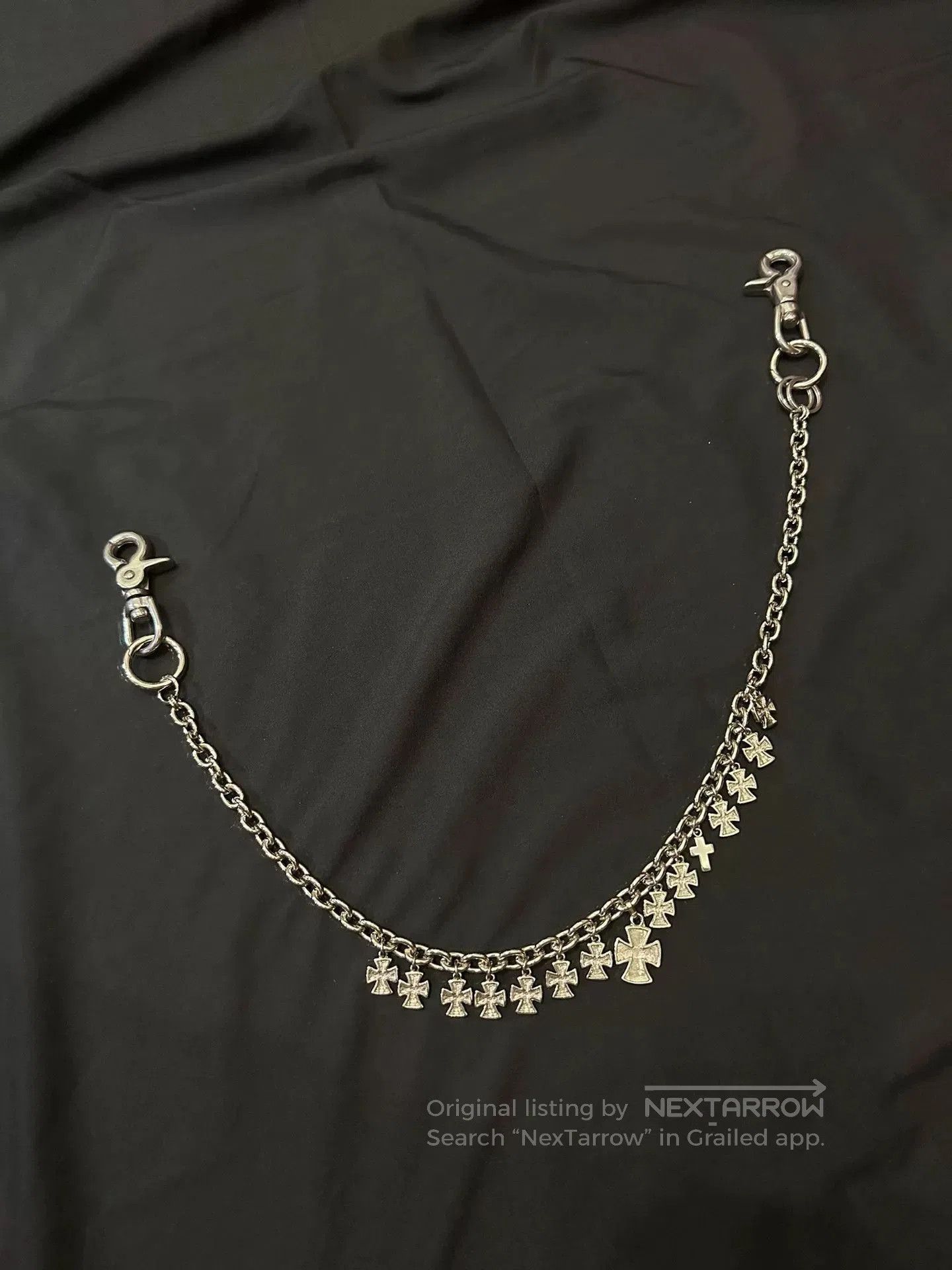 Vintage Vintage 90s Cross Pendant Pants Chain. Size ONE SIZE - 9 Thumbnail