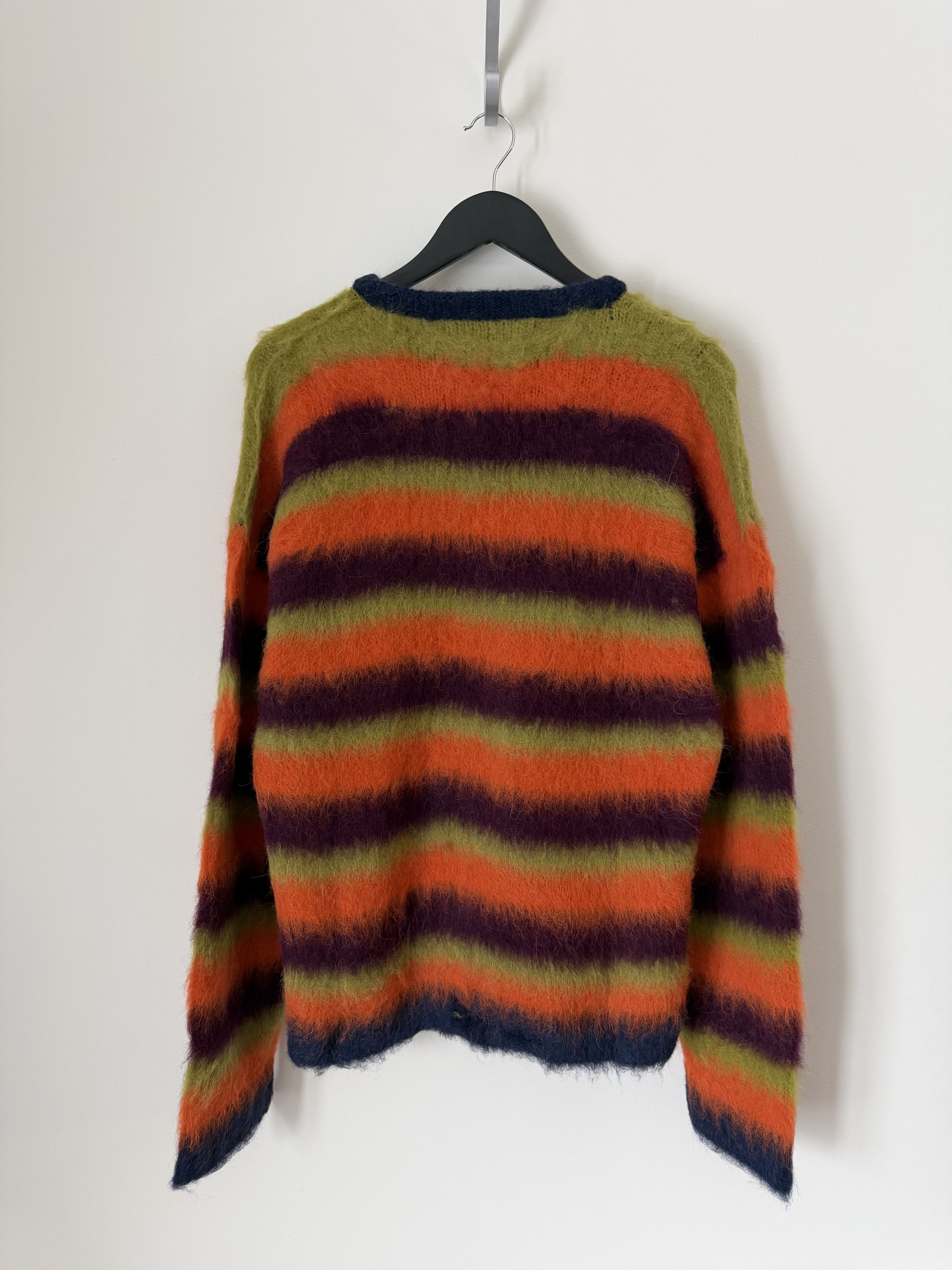 Brain Dead Brain Dead Blurry Lines Alpaca Sweater in Orange Size US L / EU 52-54 / 3 - 5 Thumbnail