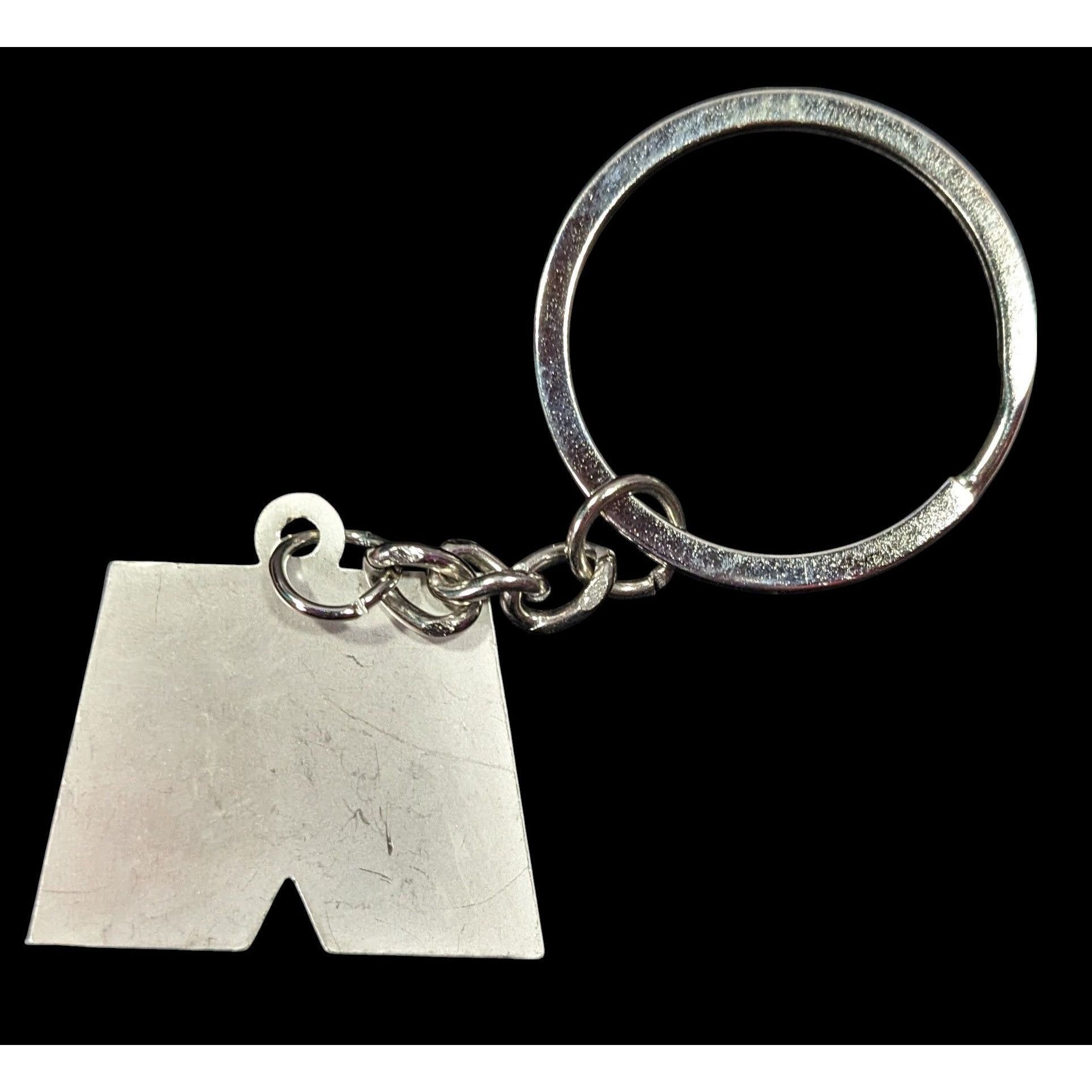Other Quirky Novelty Silver Tone Shorts Shaped Keychain Size ONE SIZE - 2 Thumbnail
