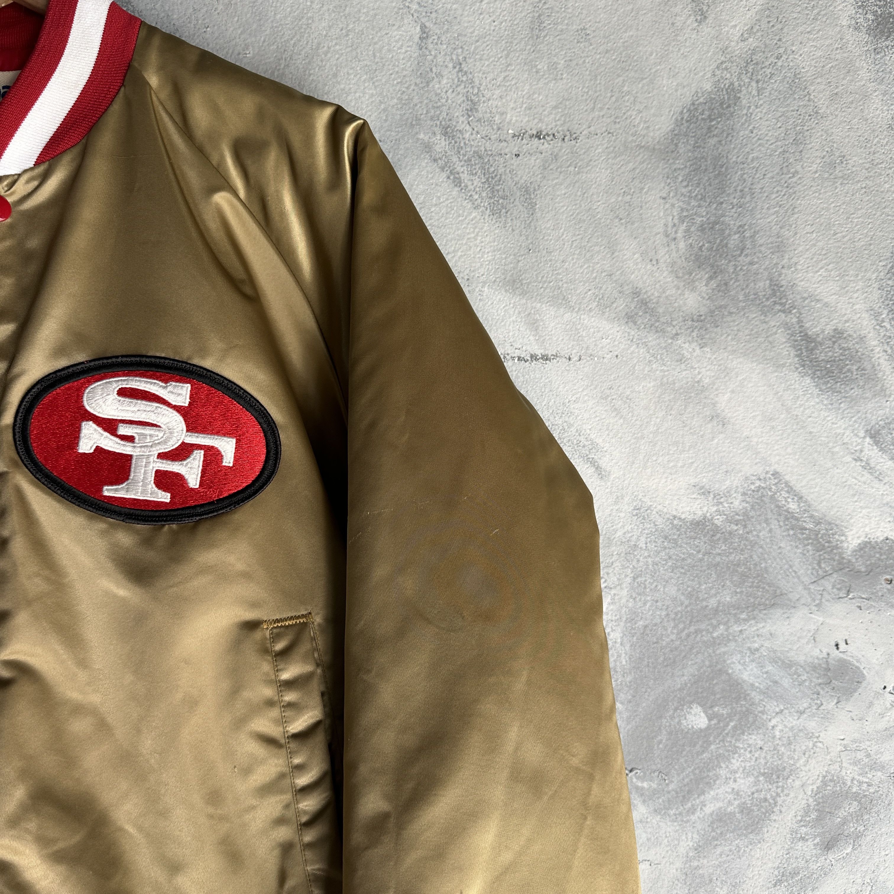 Chalk Line Vtg Chalk Line San Francisco Satin Bomber Jacket Spellout Size US M / EU 48-50 / 2 - 4 Thumbnail