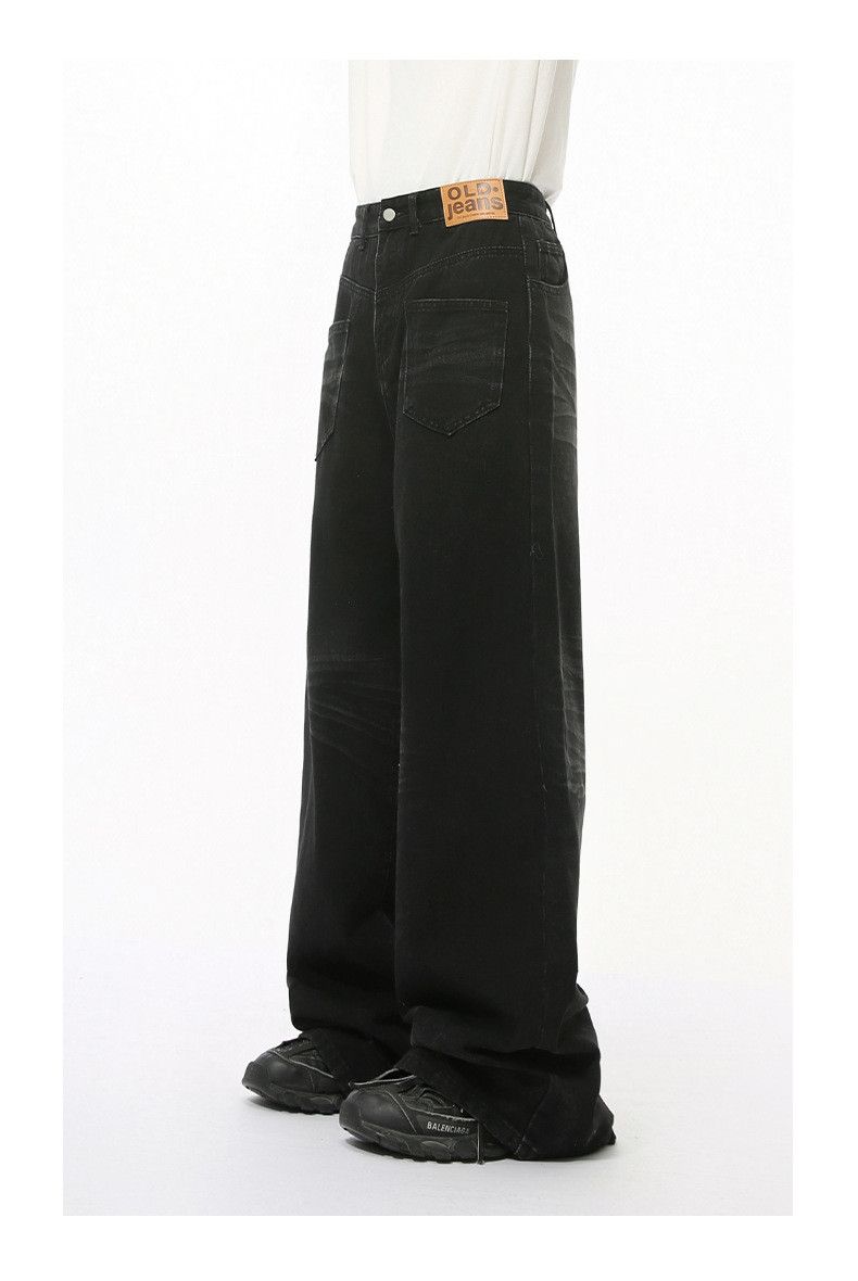Japanese Brand × Jean Washed vintage pocket design drape straight jeans Size US 32 / EU 48 - 3 Thumbnail