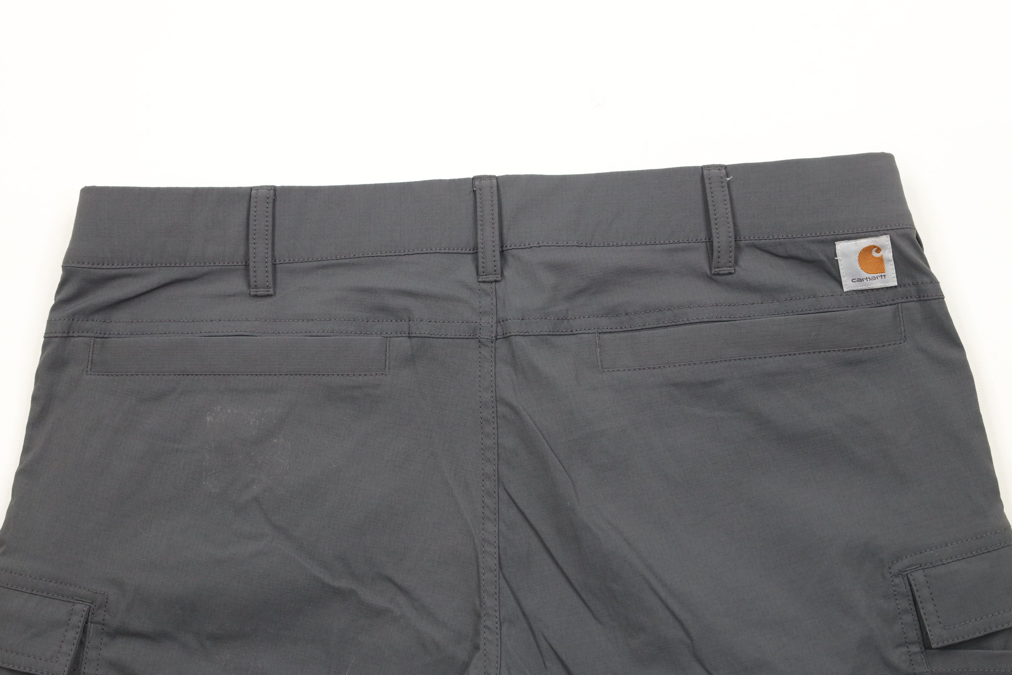 Carhartt × Vintage Carhartt Spell Out Straight Fit Madden Cargo Shorts Gray Size 34" / US 12 / IT 48 - 12 Thumbnail