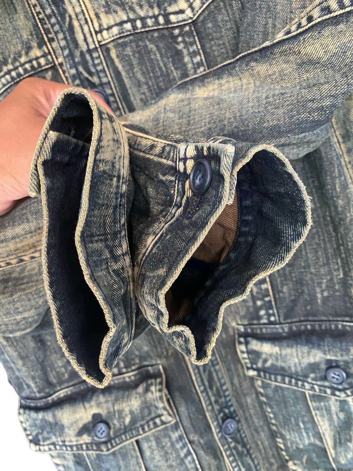 If Six Was Nine Rare TORNADO MART Denim Jacket Button (M) Size US M / EU 48-50 / 2 - 8 Thumbnail