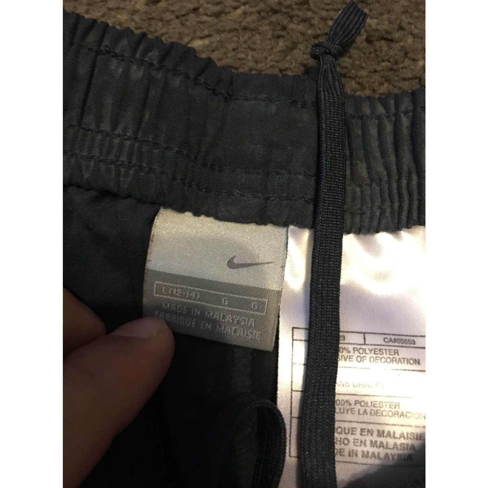 Nike Nike Track Pants Women's L Black Straight Leg Athletic Training Pants Size 36" / US 14 / IT 50 - 5 Thumbnail