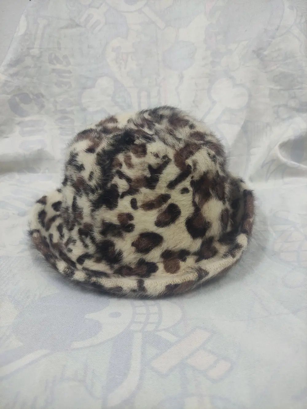 Japanese Brand VINTAGE LEOPARD FUR BUCKET HAT Size ONE SIZE - 8 Thumbnail