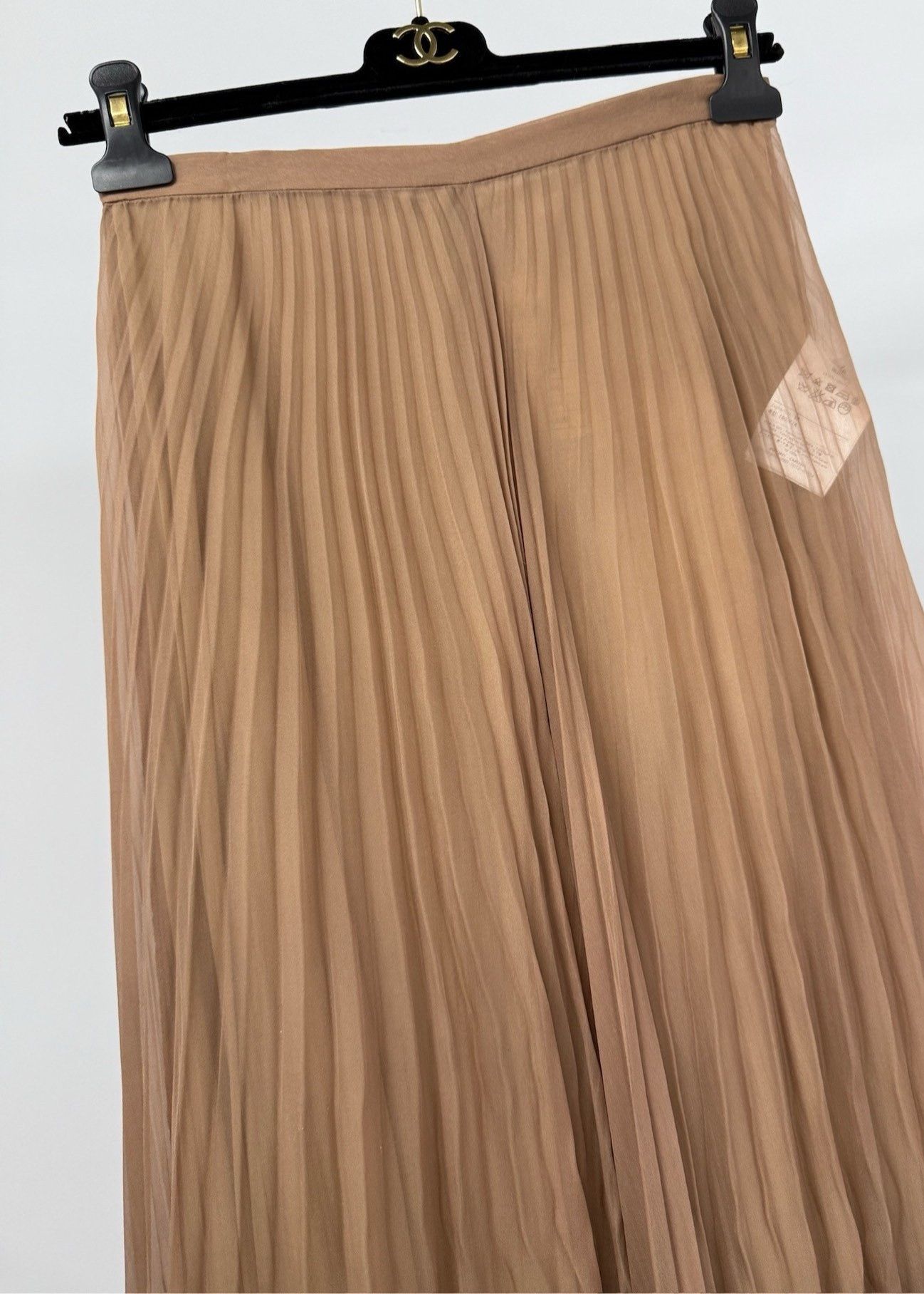 Valentino Valentino Silk Panel Midi Pleated Skirt Size 38" / US 16 / IT 52 - 4 Thumbnail