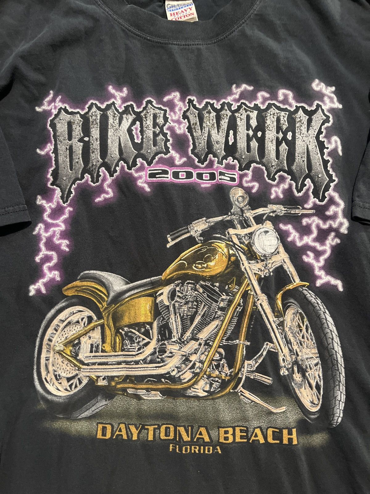 Gildan Rare BikeWeek 05 Daytona Beach Florida Black Tee Size US L / EU 52-54 / 3 - 2 Thumbnail