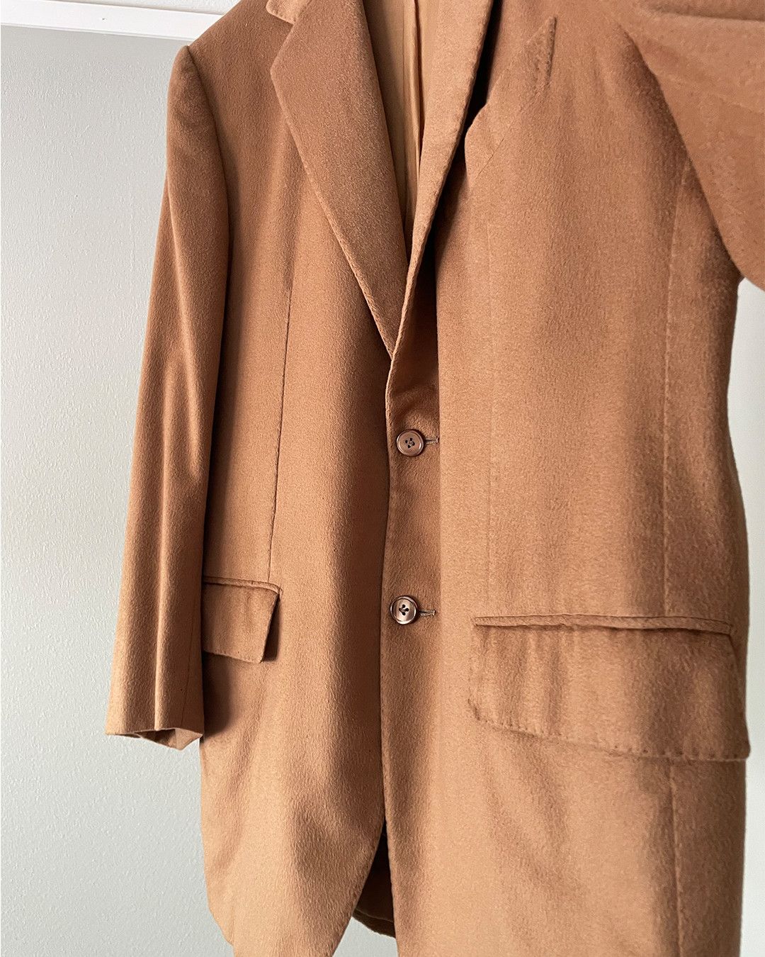 Luigi Borrelli Luigi Borrelli Nerano Brown Cashmere Suit Jacket Size 52R - 5 Thumbnail