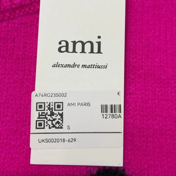 AMI AMIPARIS Heart Logo Wool Sweater for All -2507 Size US S / EU 44-46 / 1 - 6 Thumbnail