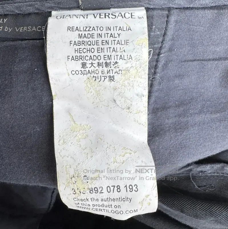 Versace Versace Black Cotton Casual Trousers for Women . Size 28" / US 6 / IT 42 - 5 Thumbnail
