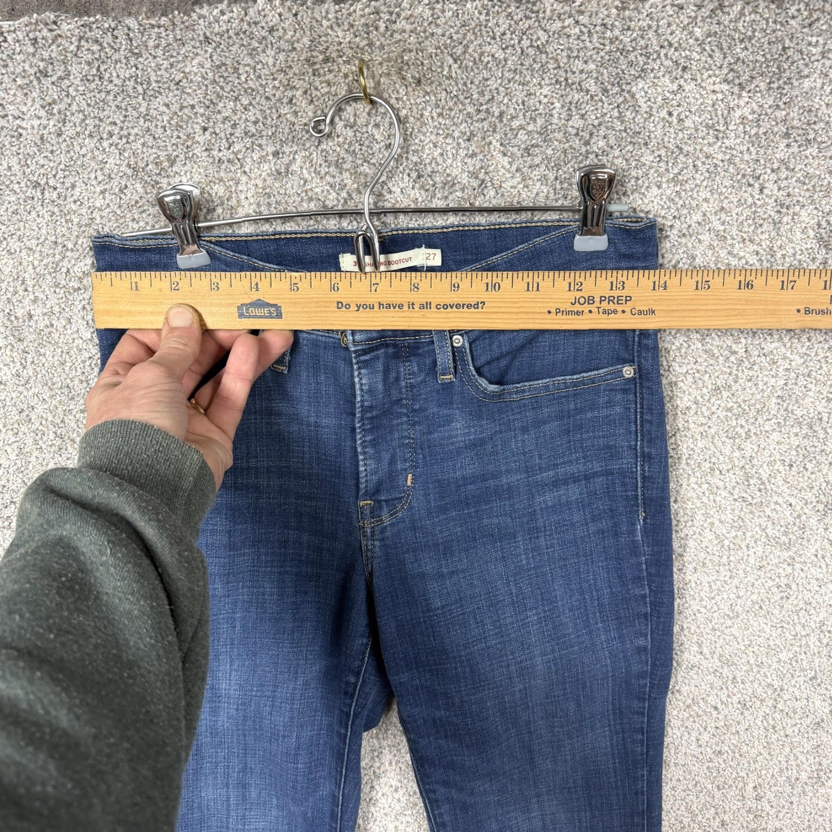 Levi's Levi's Jeans Womens 315 Shaping Bootcut Denim Blue 28in Inseam 27 28x28 Stretch Pocket Regular Size Size 27" / US 4 / IT 40 - 2 Thumbnail