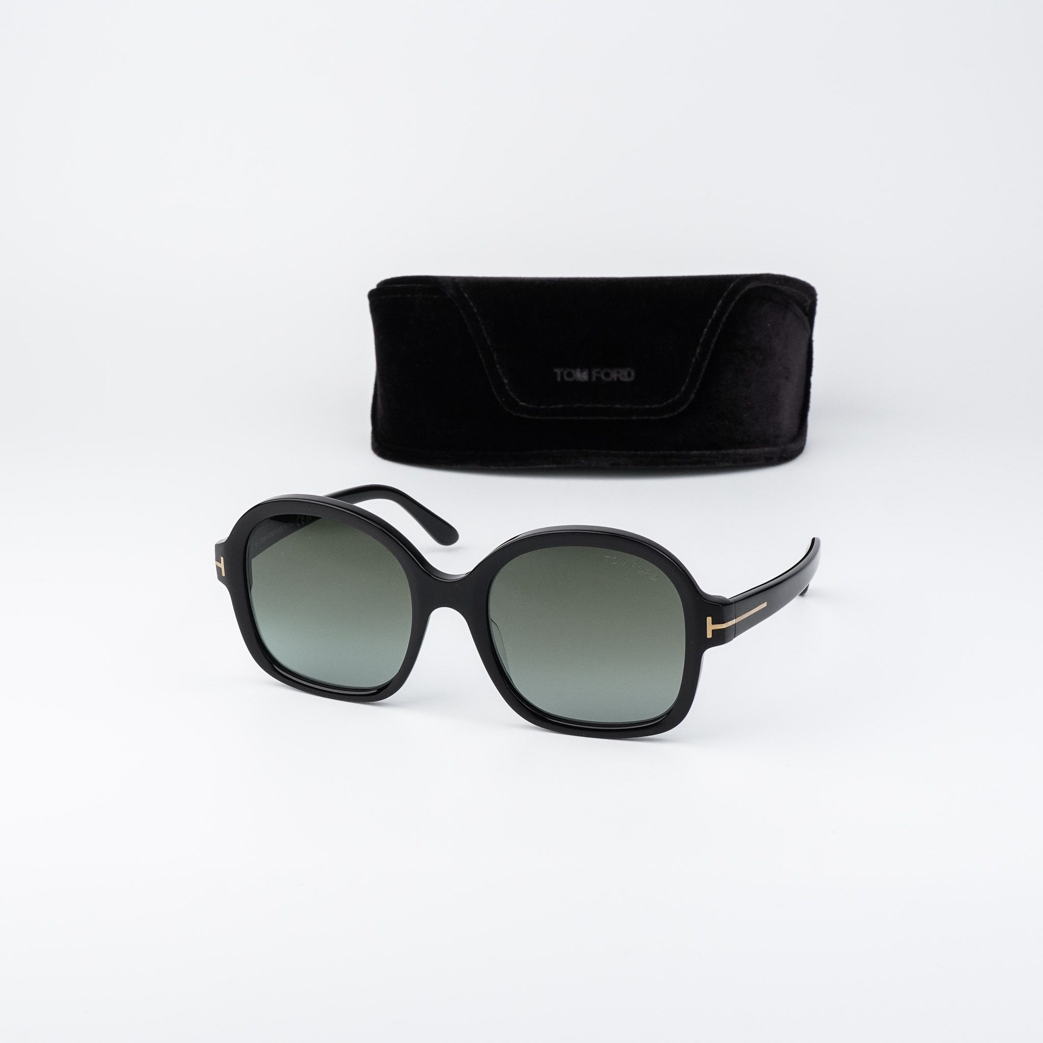 Tom Ford Tom Ford HANLEY Women Sunglasses FT1034/S 01B AUTHENTIC Size ONE SIZE - 1 Thumbnail