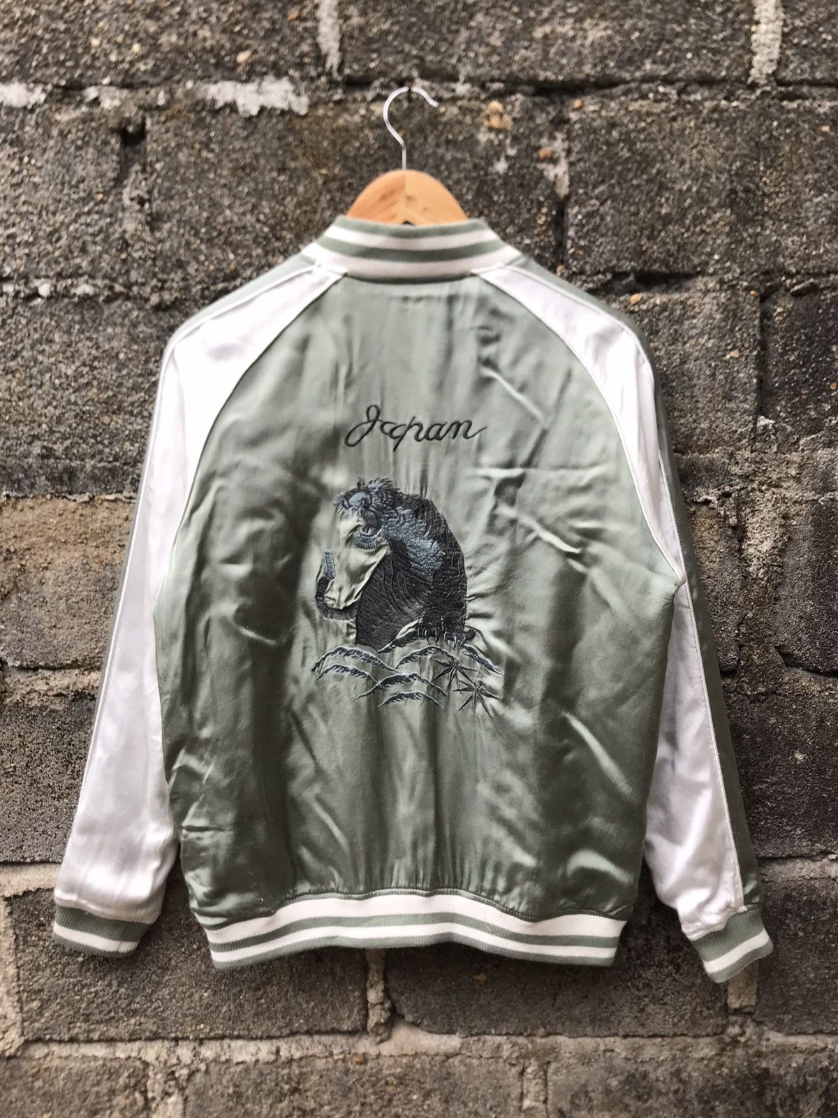 Japanese Brand 💥Sukajan Japanese Universal Style Wear Tiger Logo Zip Jacket Size US M / EU 48-50 / 2 - 1 Thumbnail