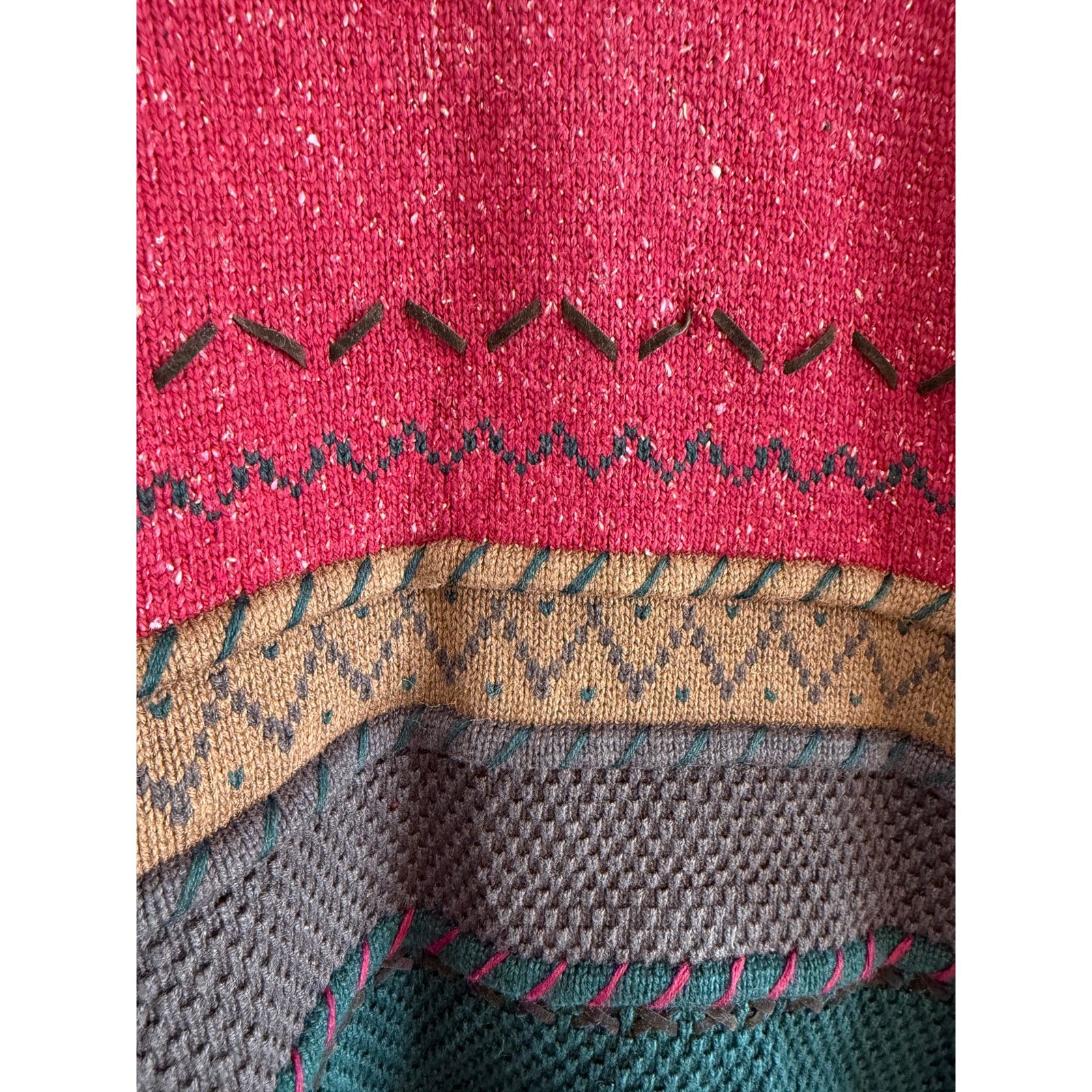 Other Y2K Cozy Chunky Knit Sweater Size XL / US 12-14 / IT 48-50 - 9 Thumbnail