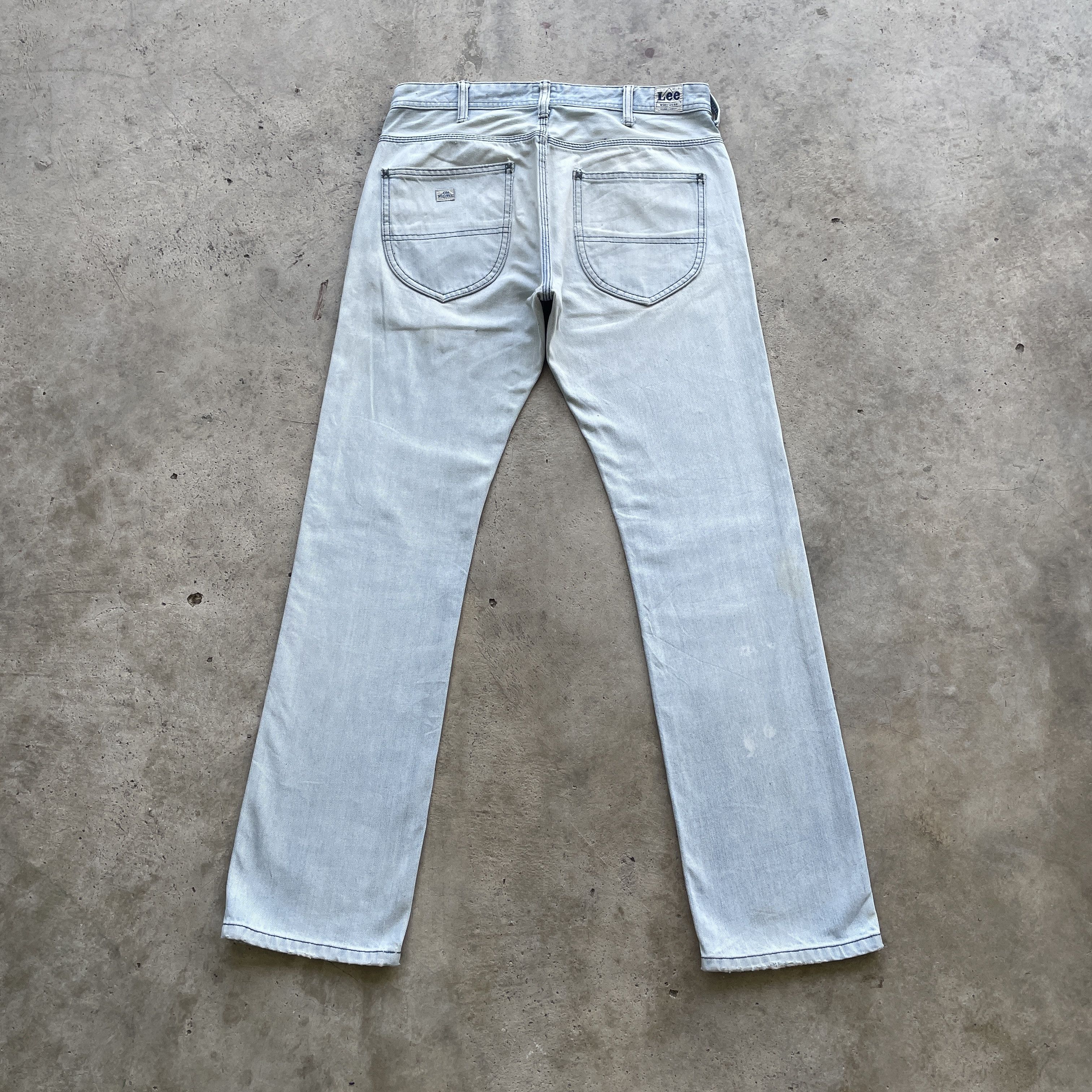 Japanese Brand × Jean W31 VINTAGE JAPAN LEE WASH DENIM FADED JEANS PANTS WORKWEAR Size US 31 - 12 Thumbnail